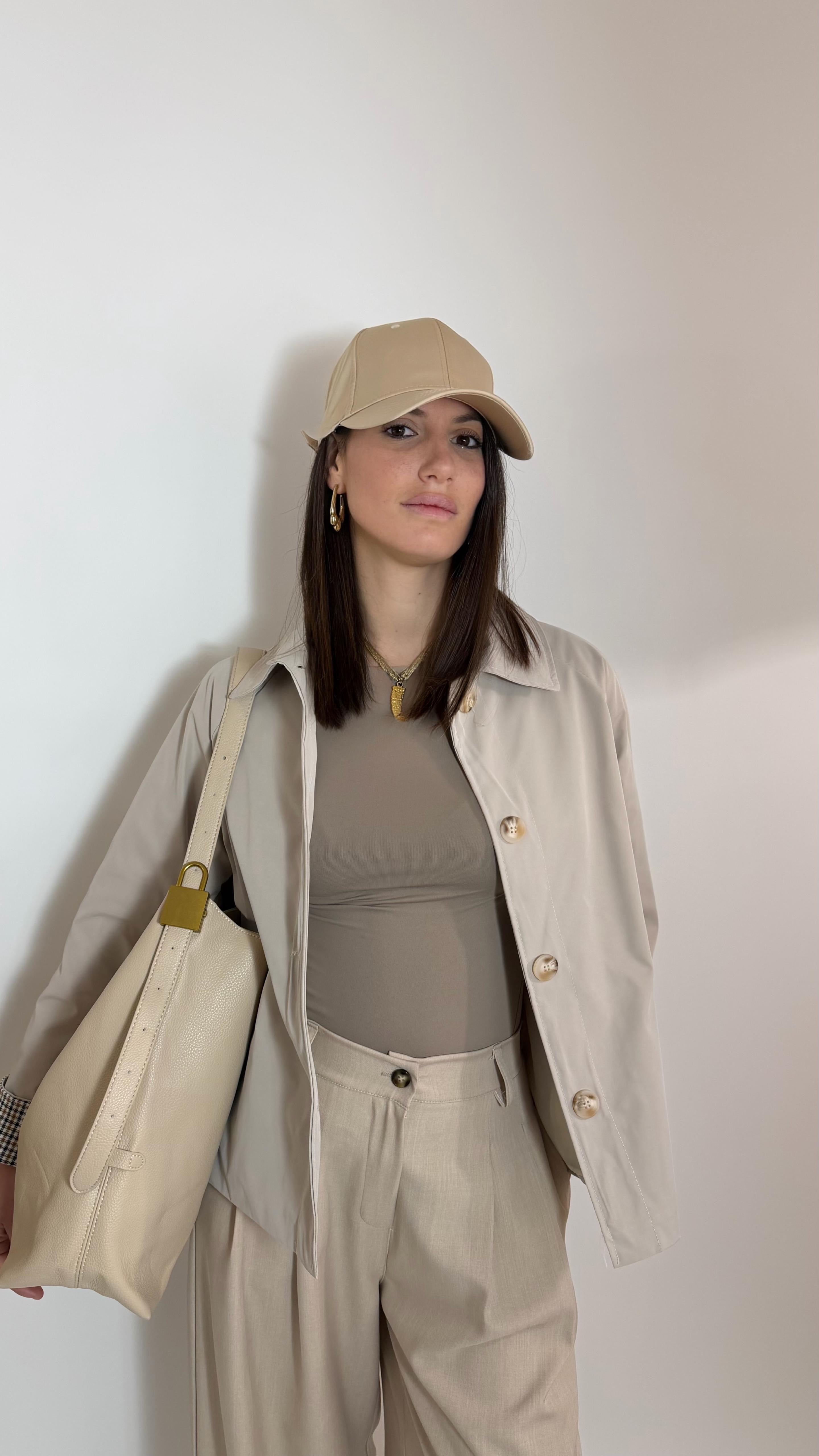 Mini Trench City Chic Nude