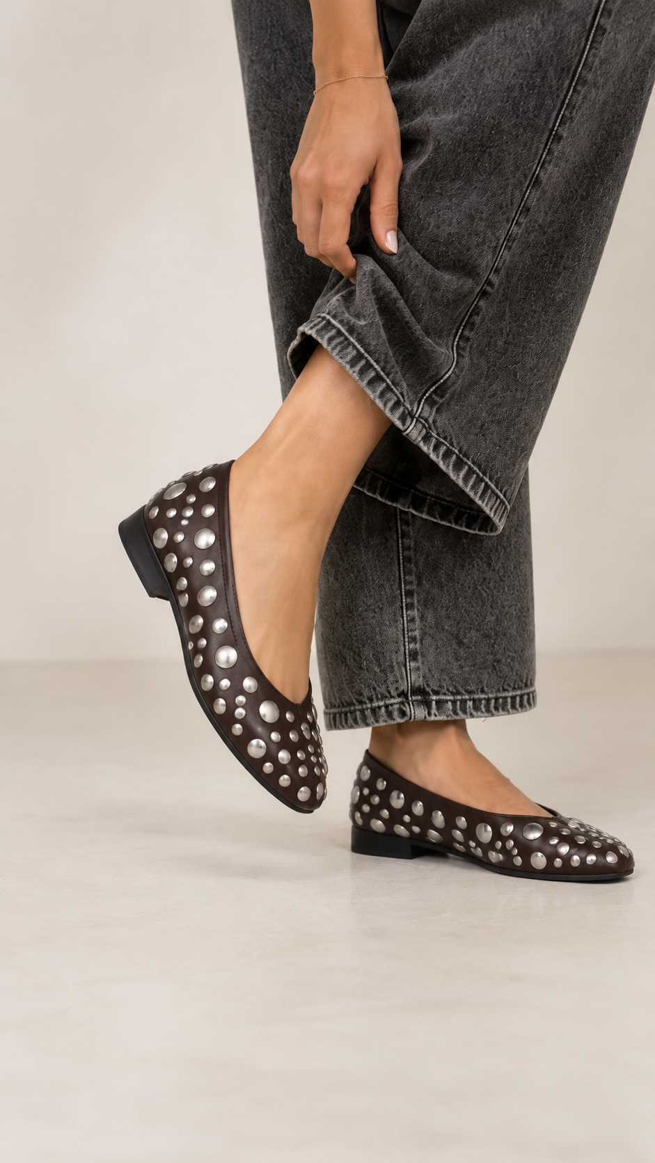 Studded Ballerina