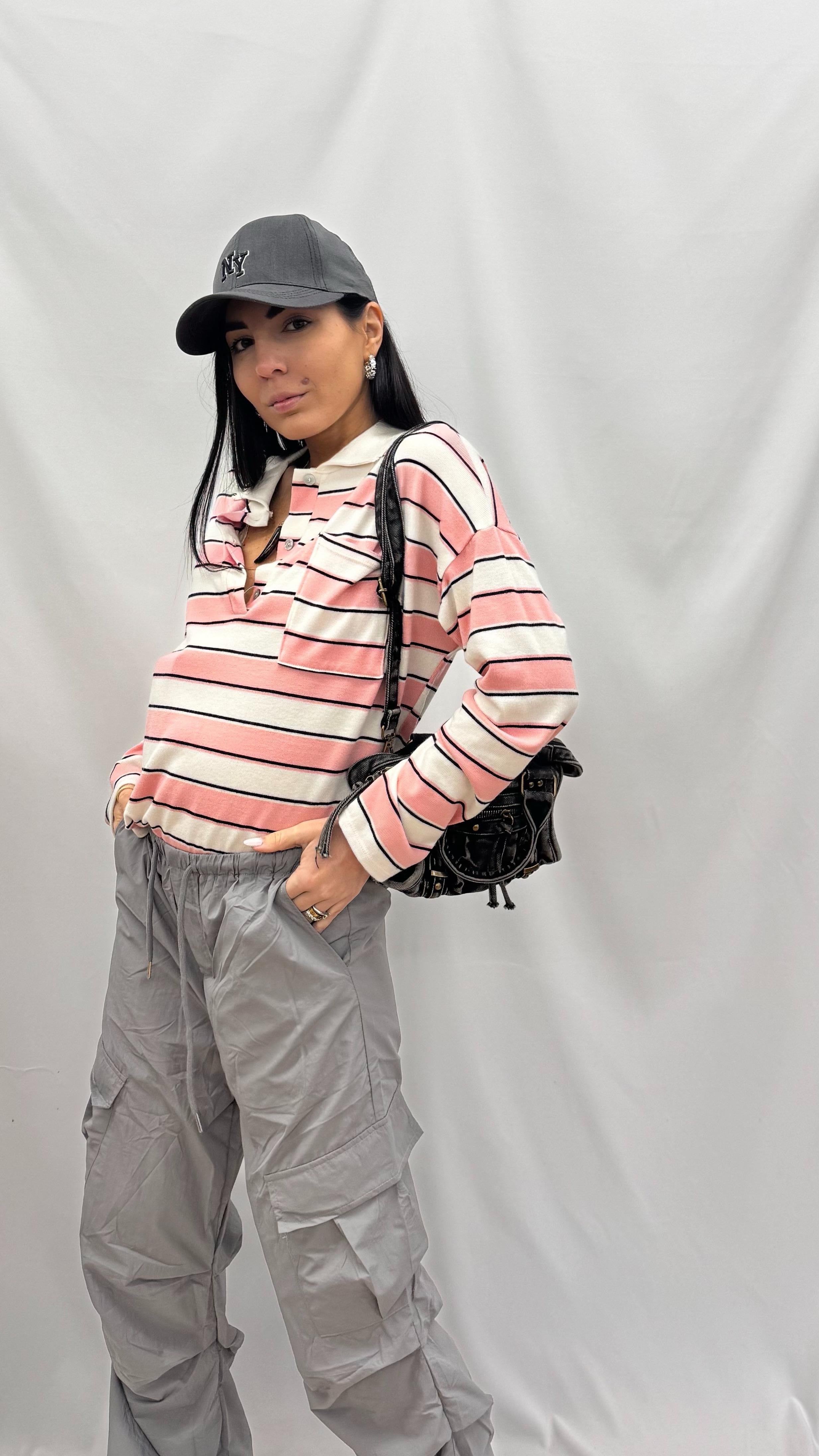 Pantalone Cargo Piombo