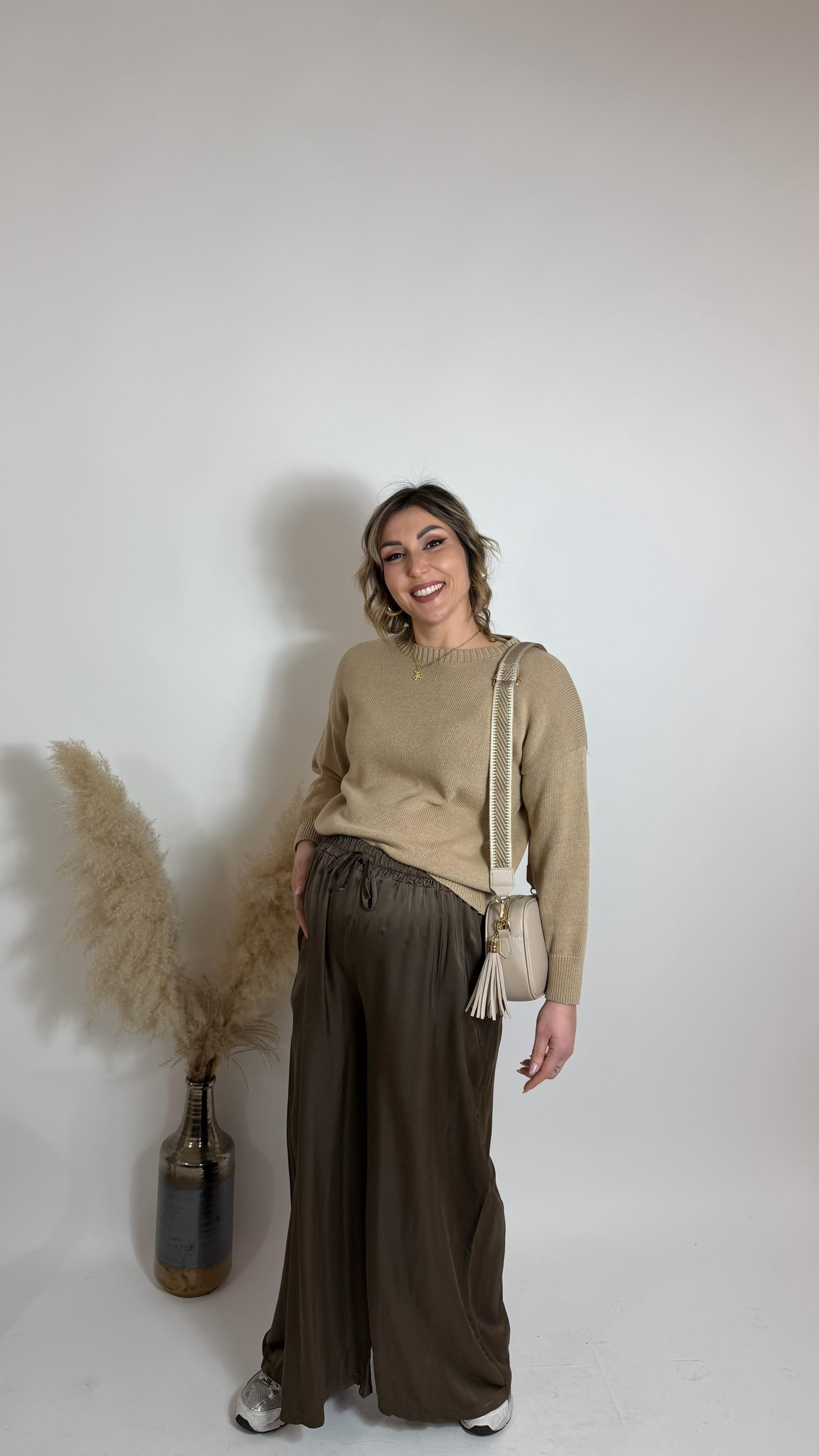 Mix & Match Set - Raso Di Viscosa - Moka