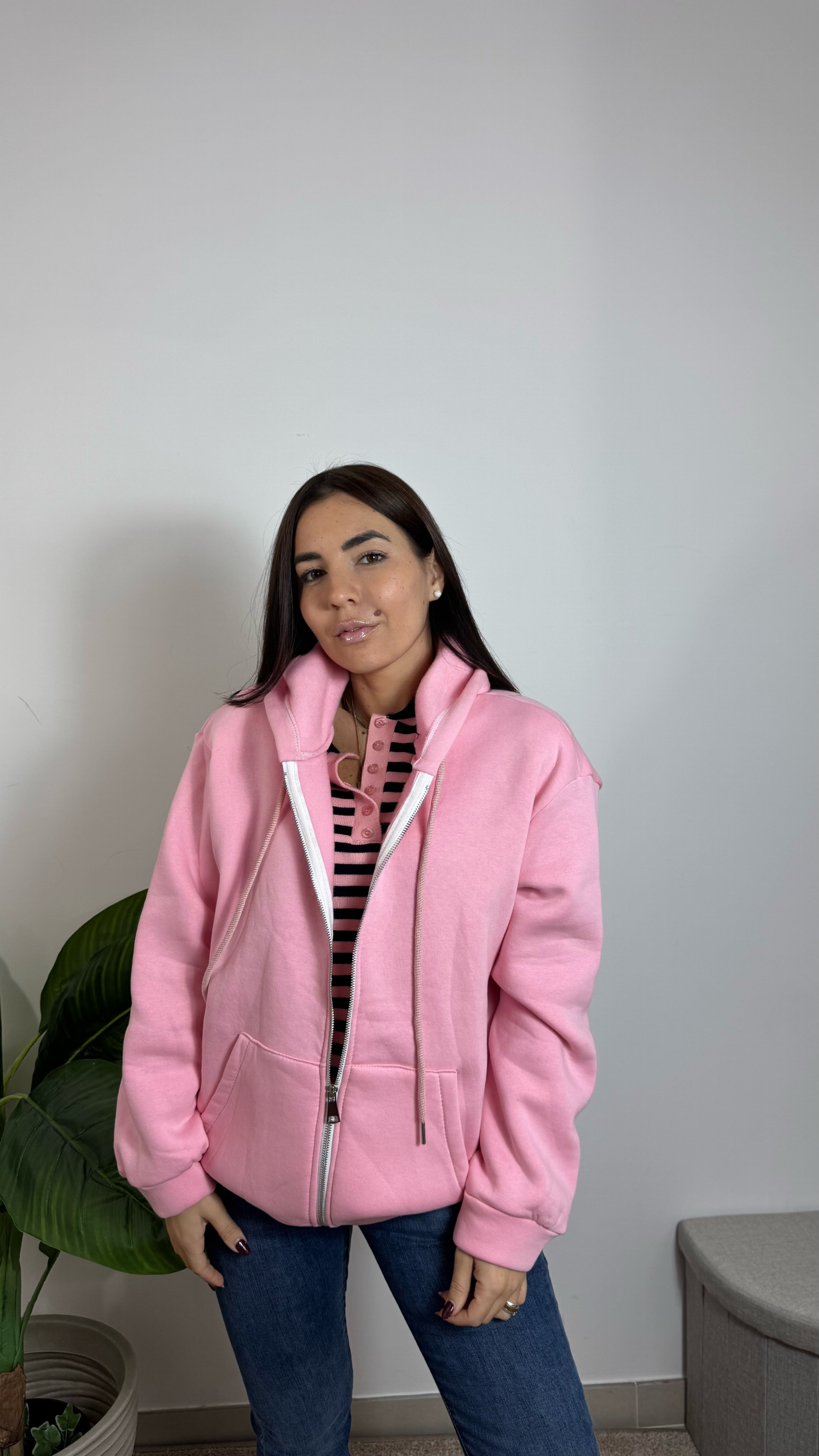 Felpa Puffy Con Zip Babol