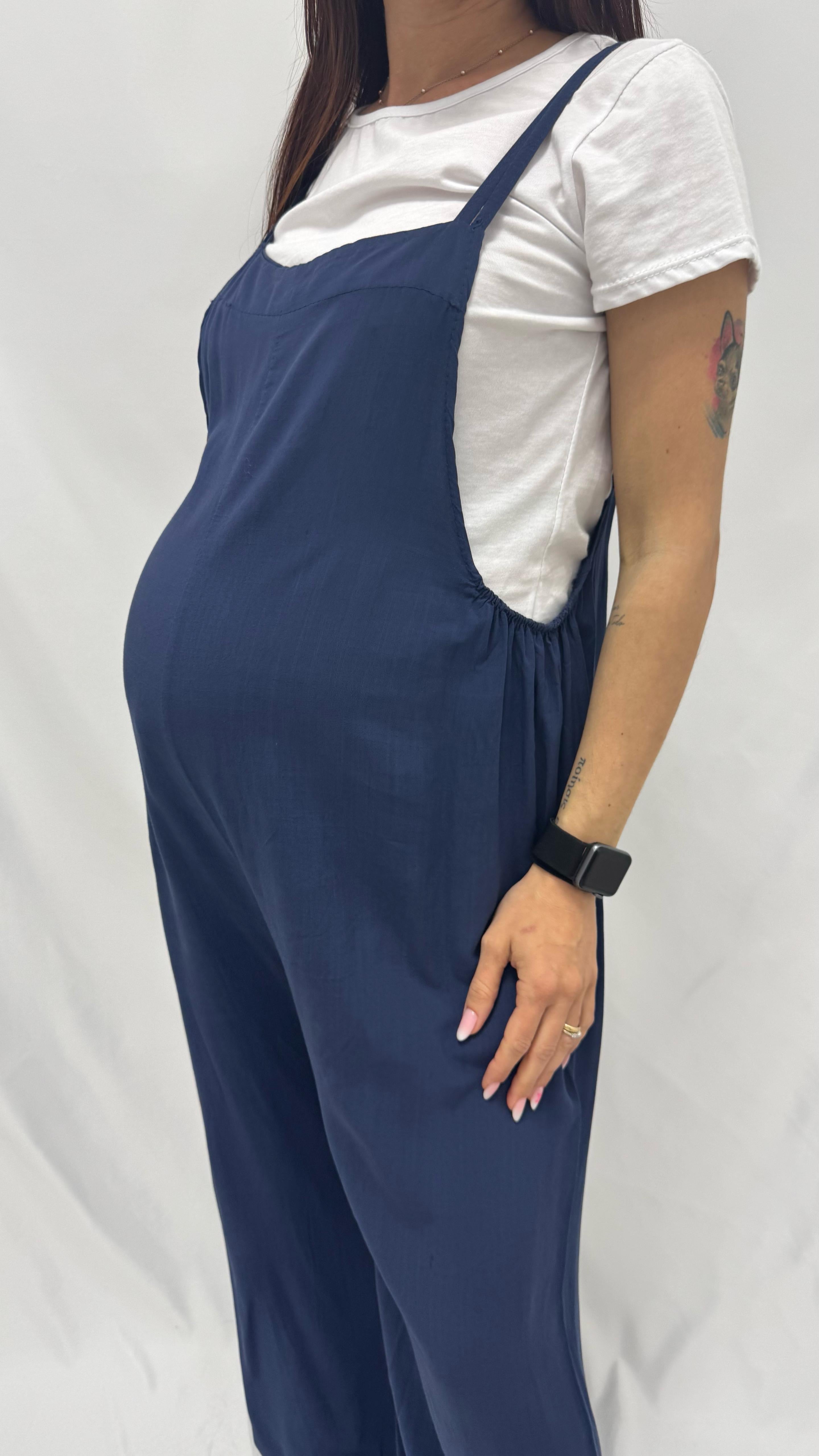 Salopette Safari T-Shirt inclusa Blu Notte