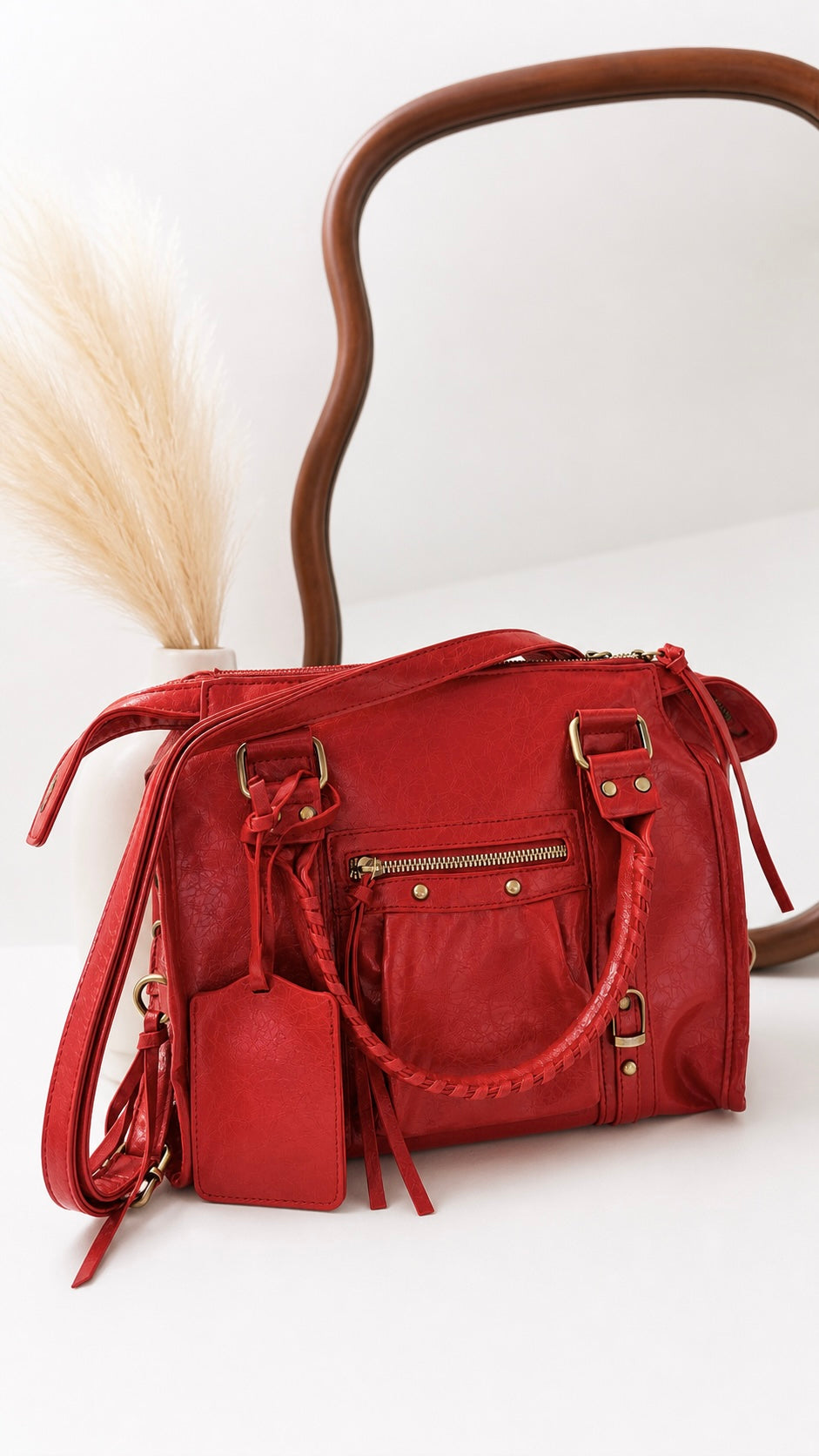 Citybag inspo B. Vernice Rossa