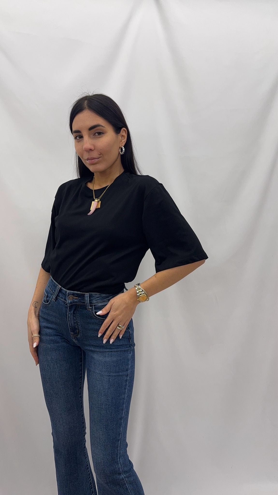 T-Shirt Oversize Nera