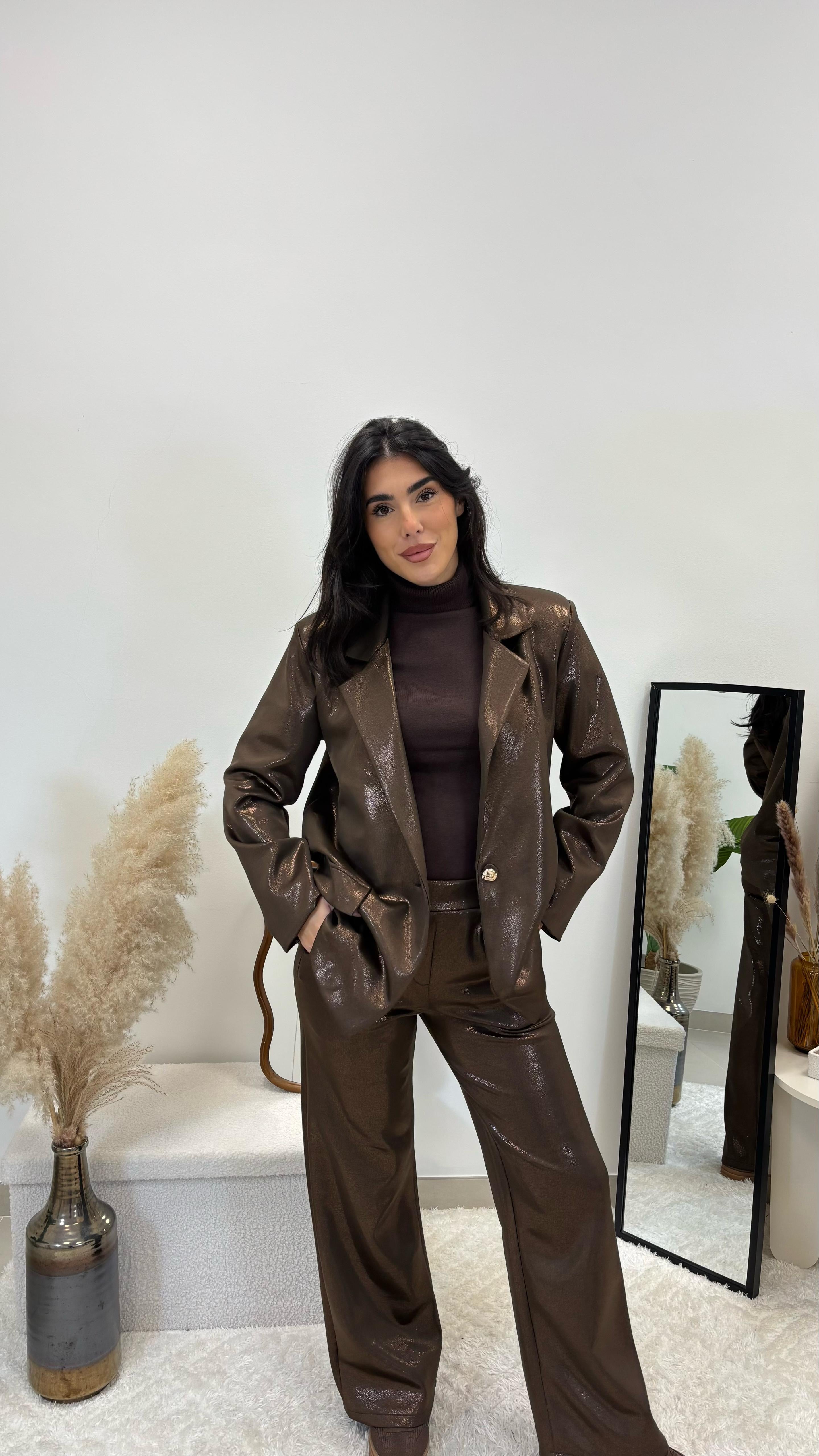 Tailleur Spalmato Brown