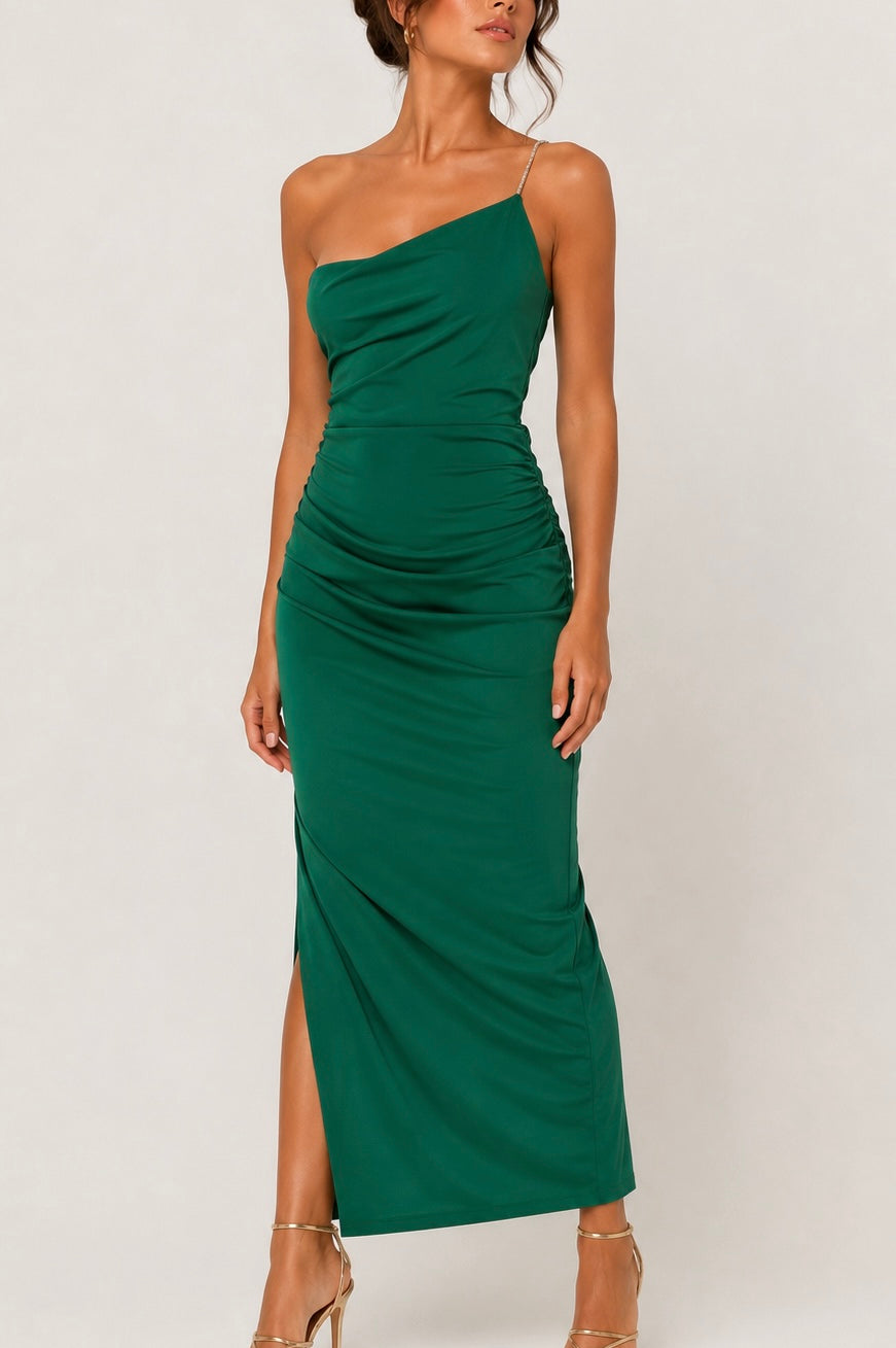 Abito Emerald One Shoulder