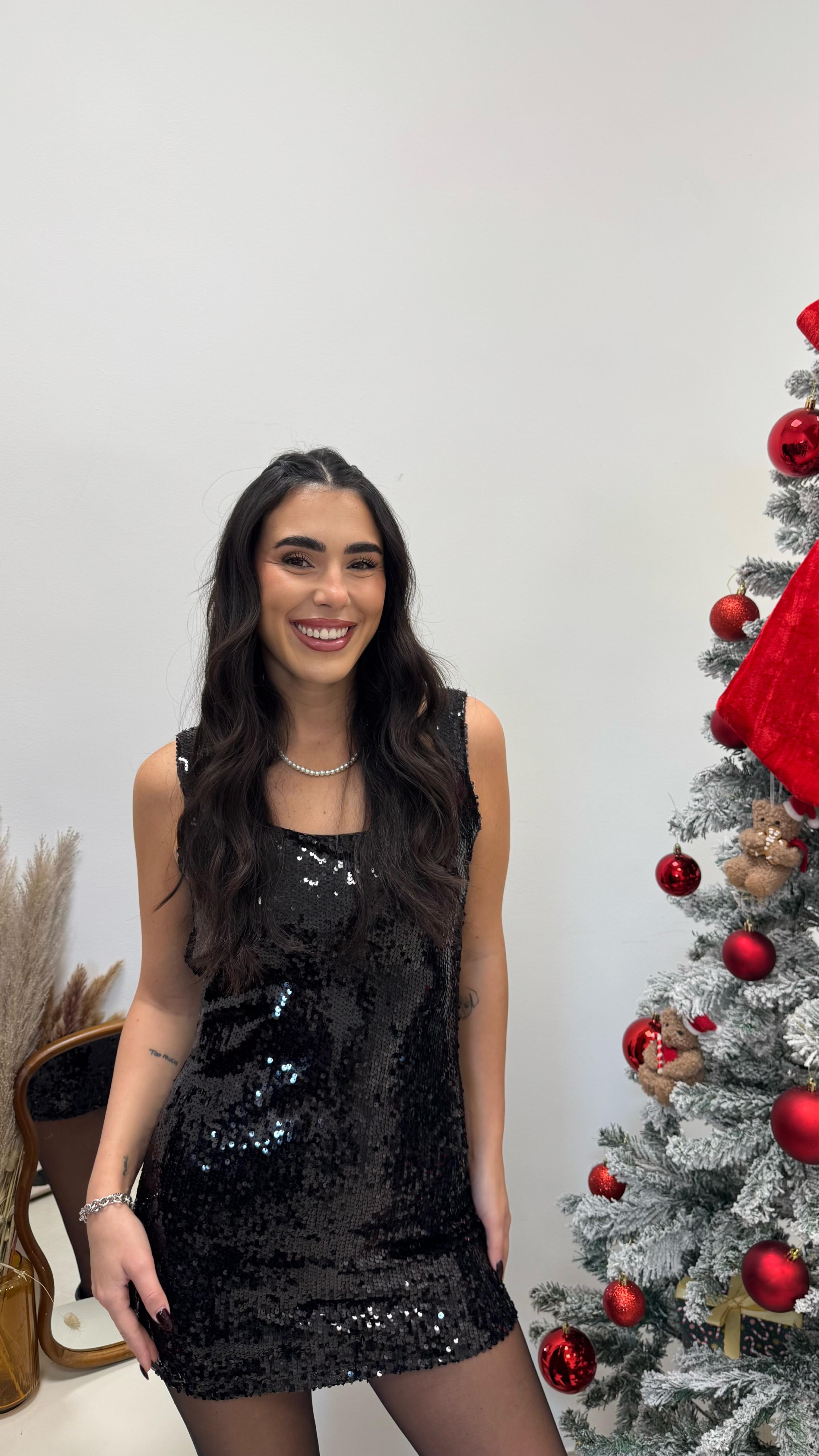 🥂Abito Glam Sparkling Nero