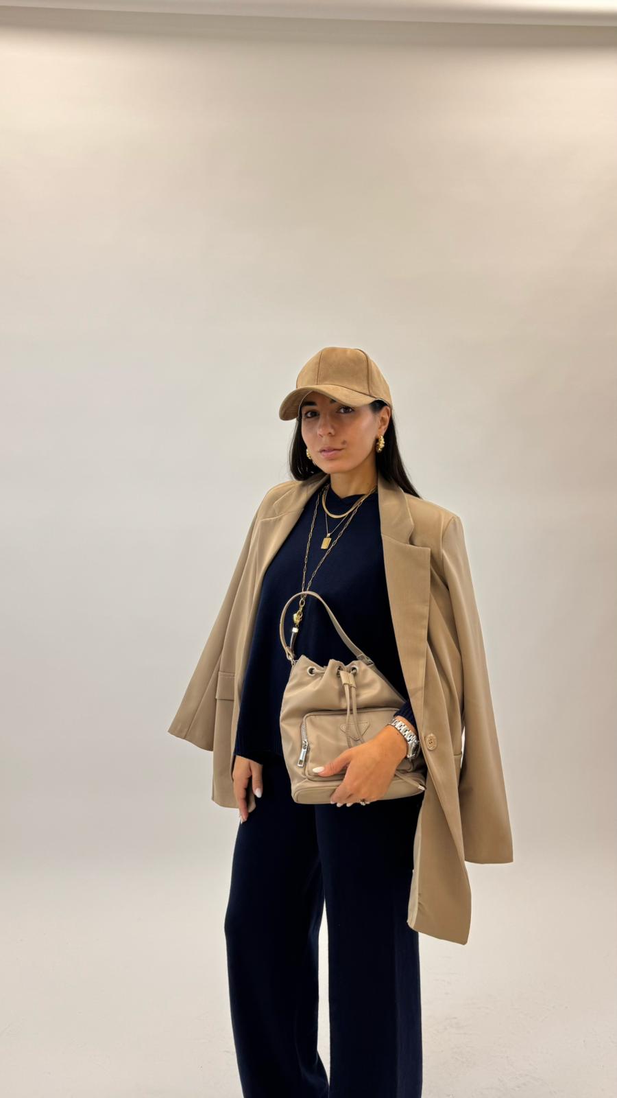 Sporty Set Maglina Morbida Blu Notte