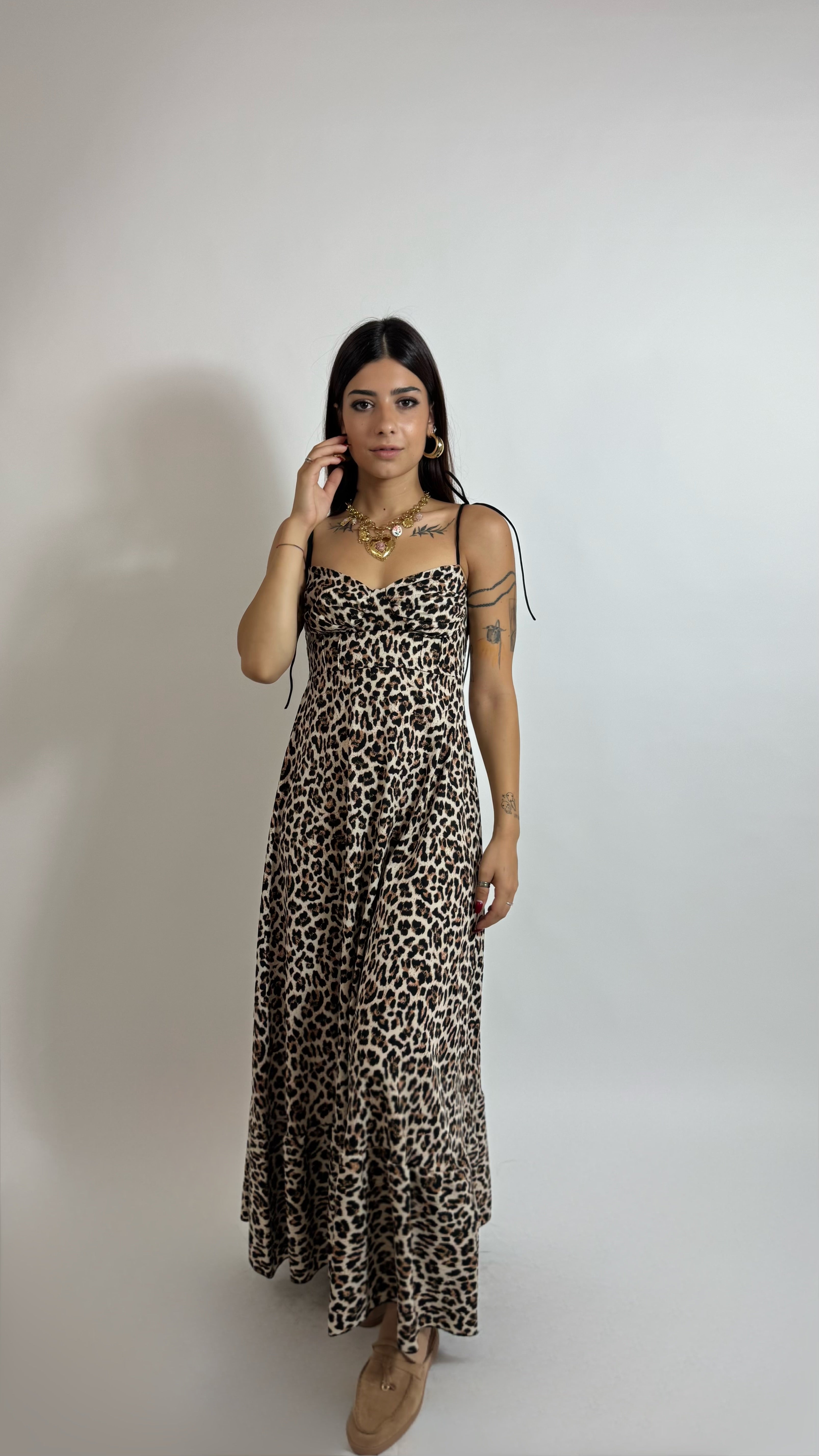 Abito Alice Leopard