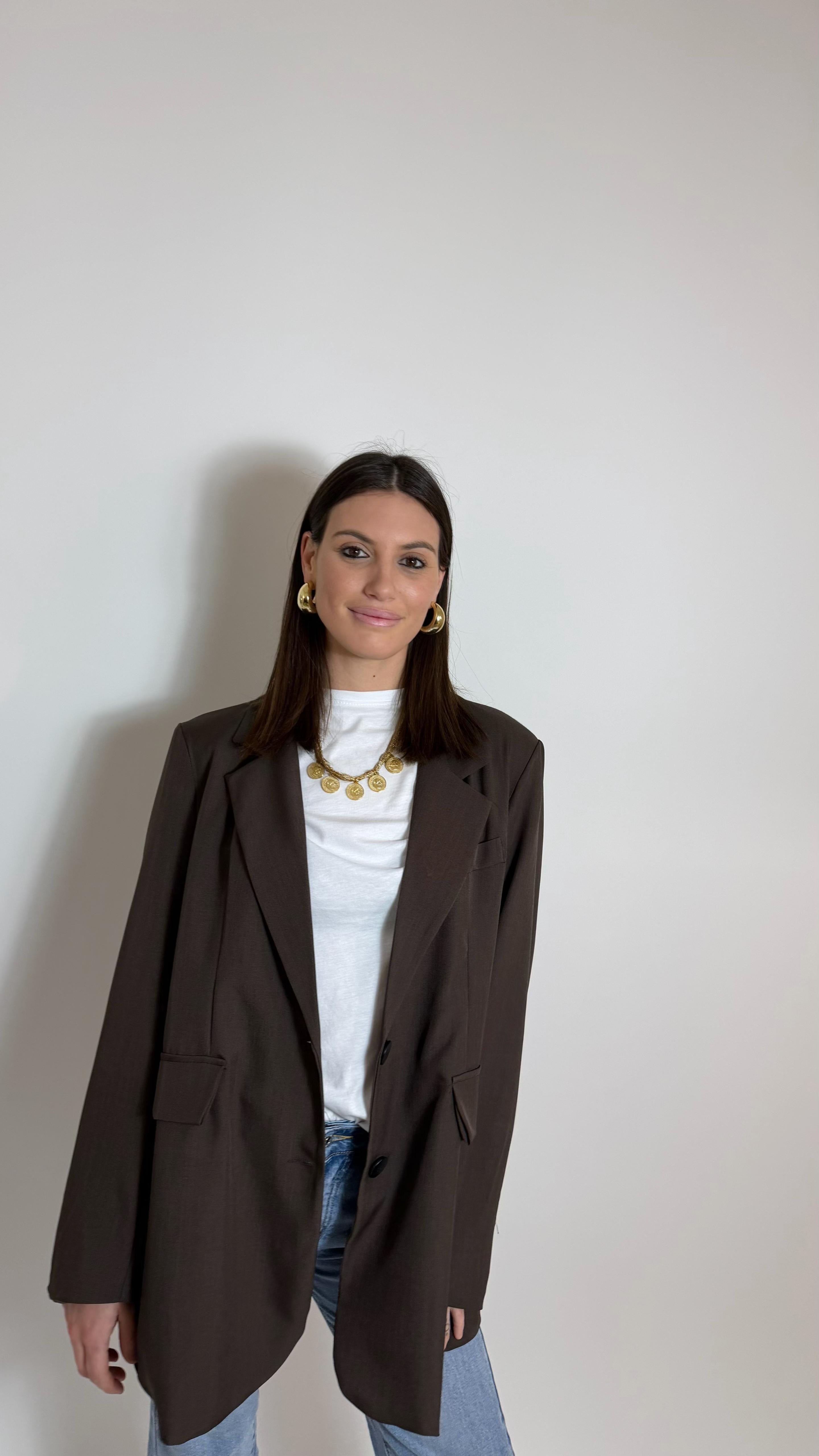 Giacca Oversize Choco