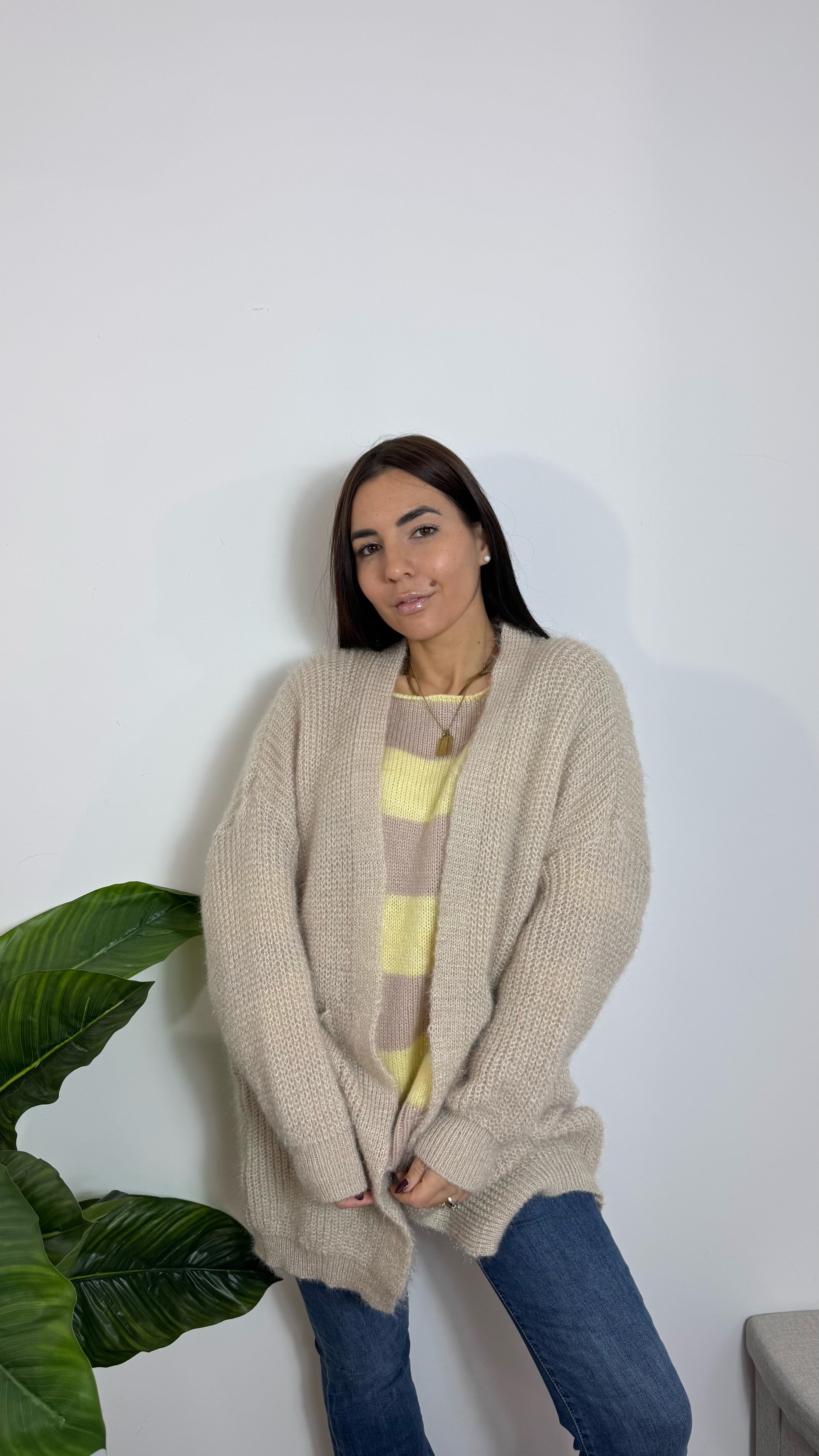 Cardigan Tex Lurex Burro