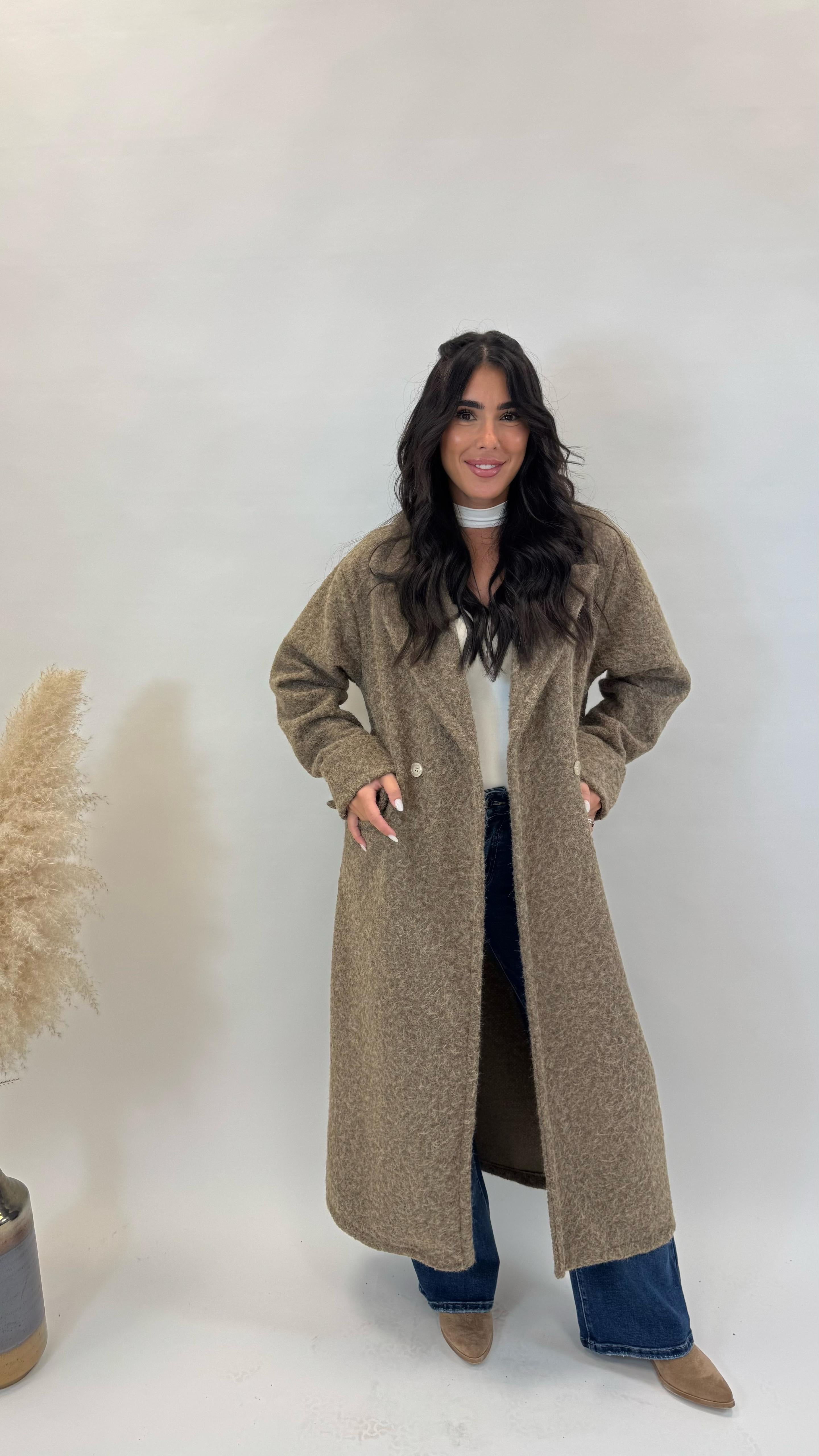 Cappotto Simil Teddy Tortora