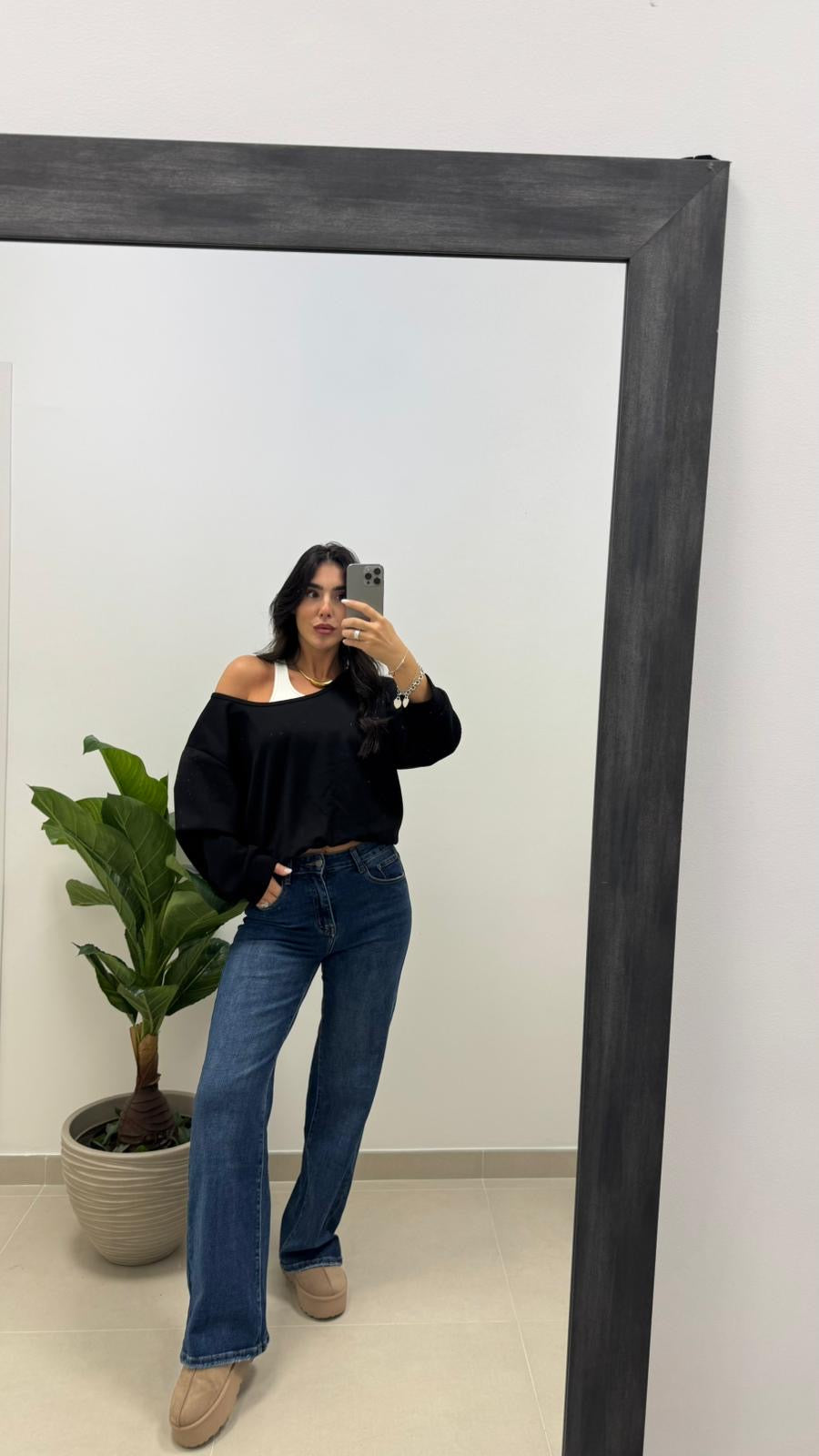 Maglia Canotta Cucita