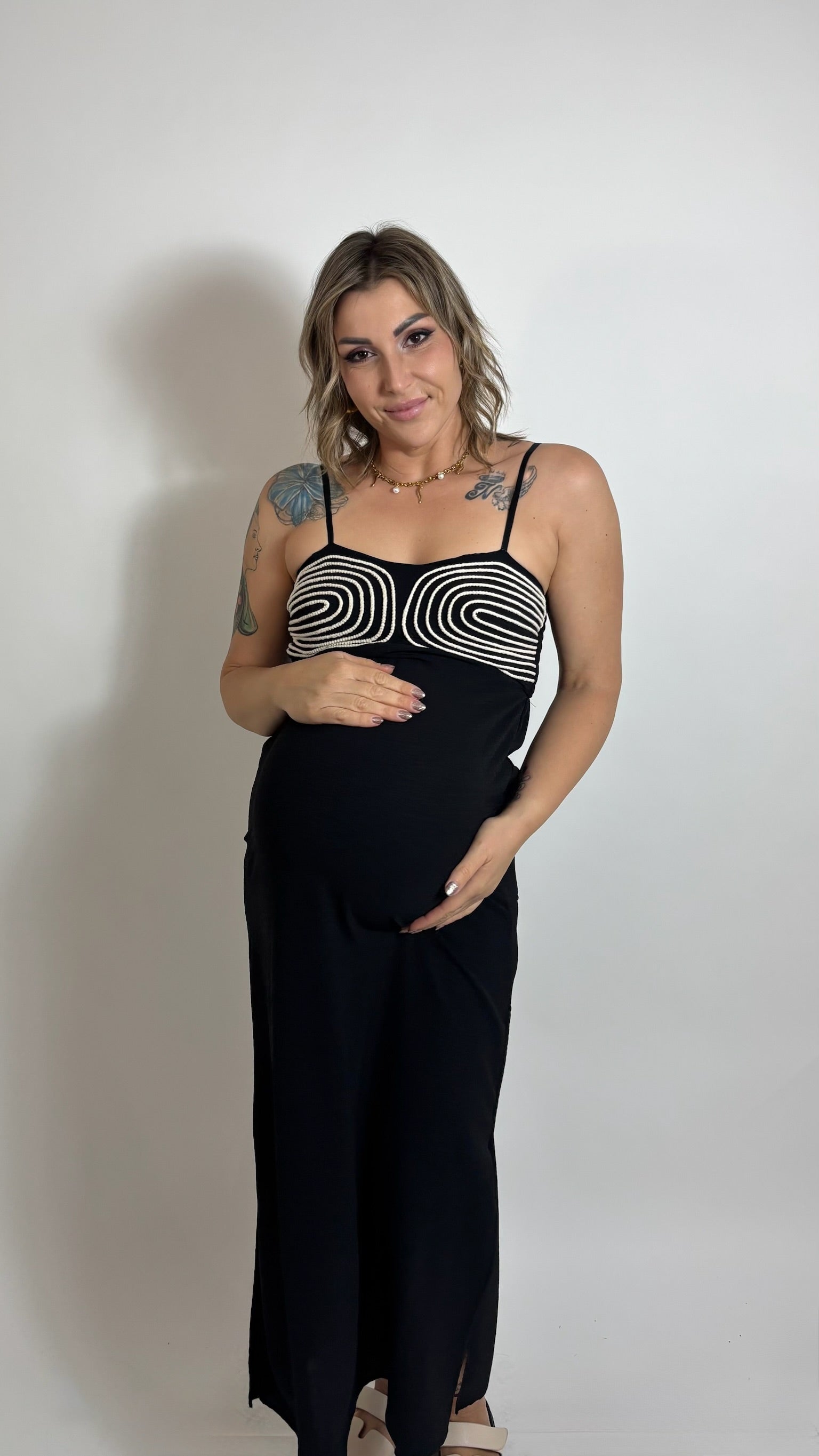 Abito Graphic Wave Nero