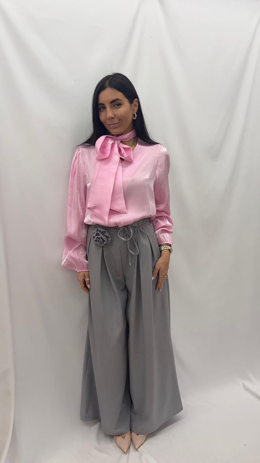 Blusa Babol Satin Fiocco