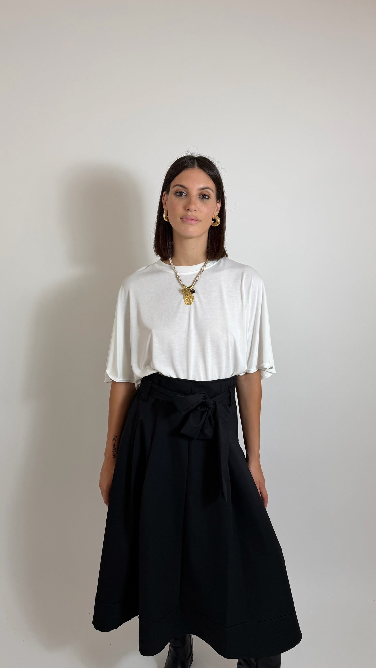 Gonna Pantalone Couture Nero