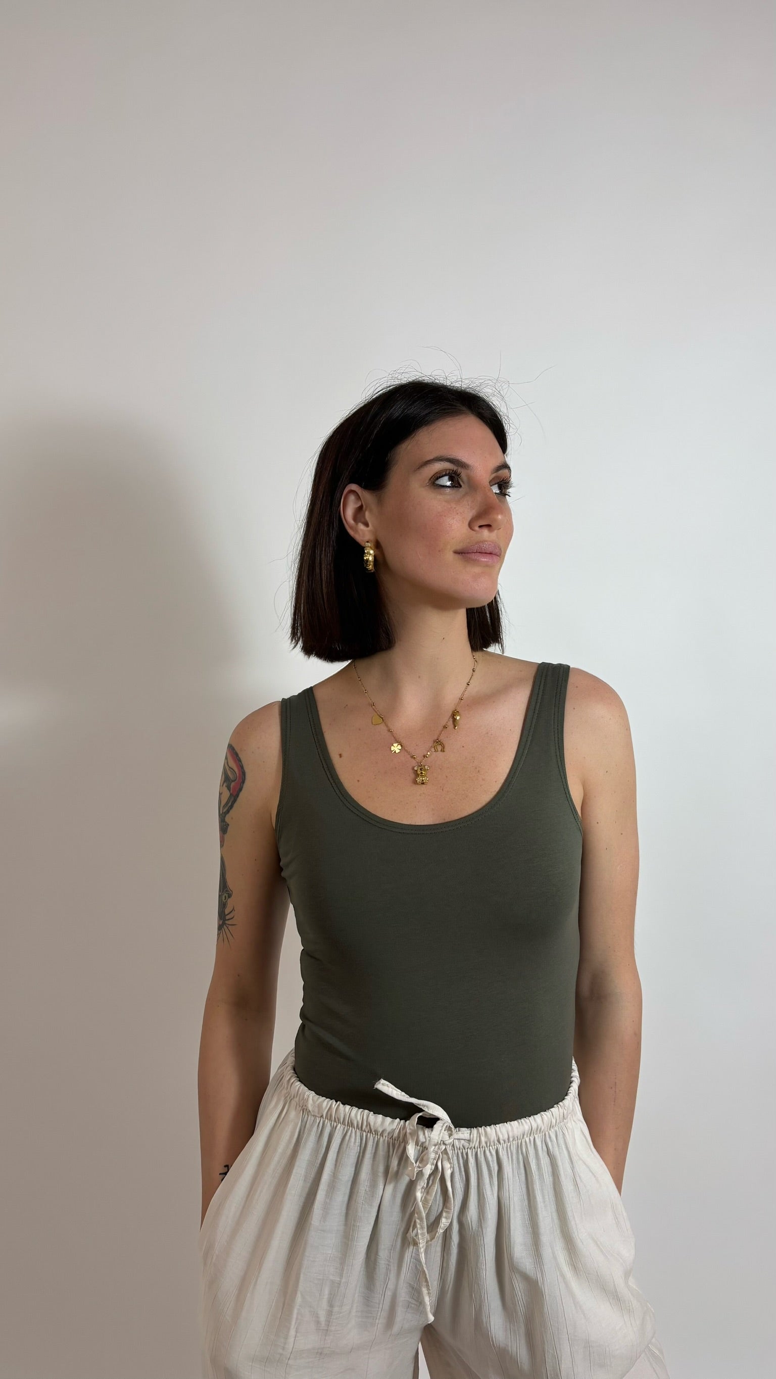 Canotta Basic Verde Utility