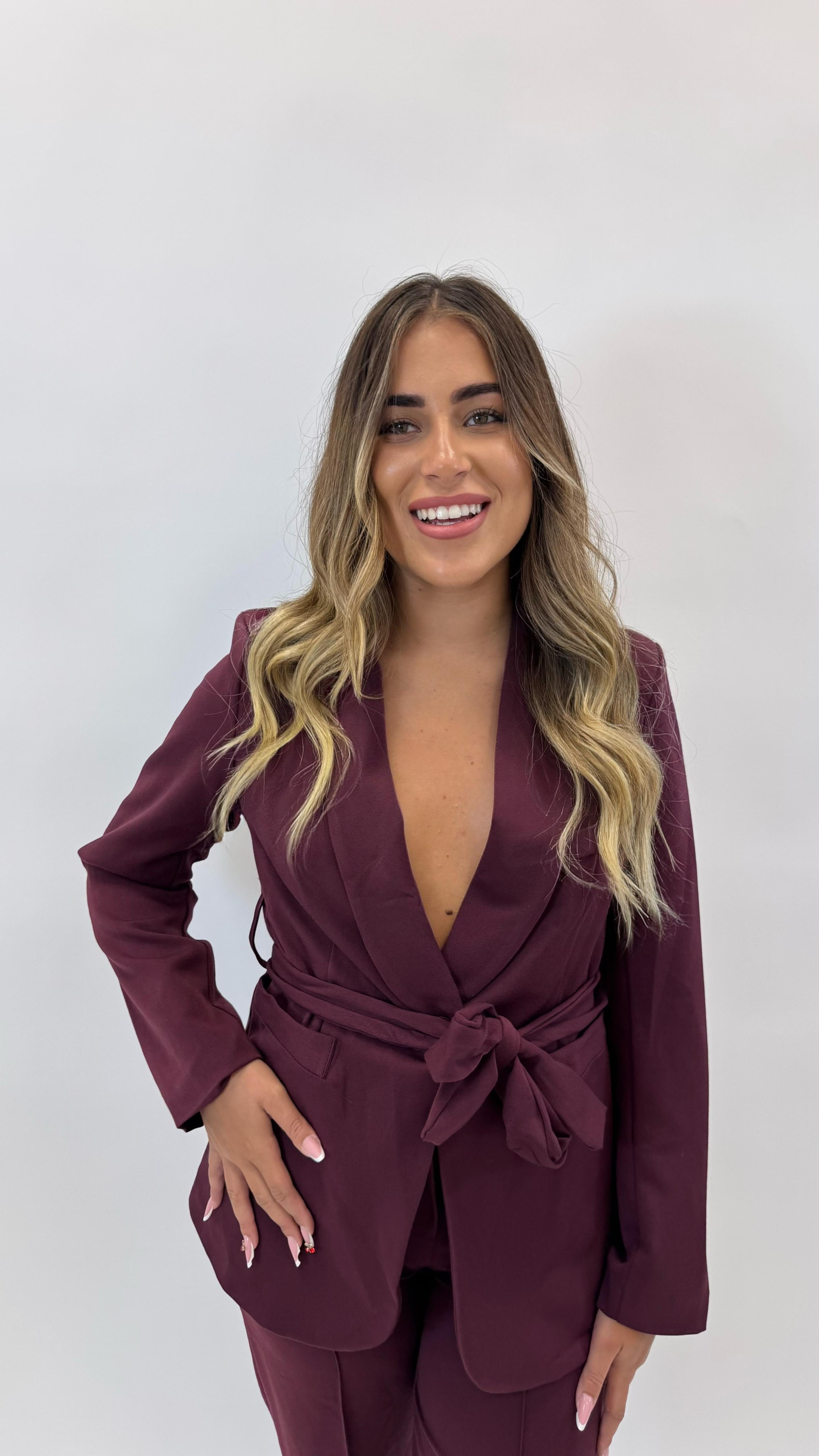 Tailleur Mon Amour Burgundy