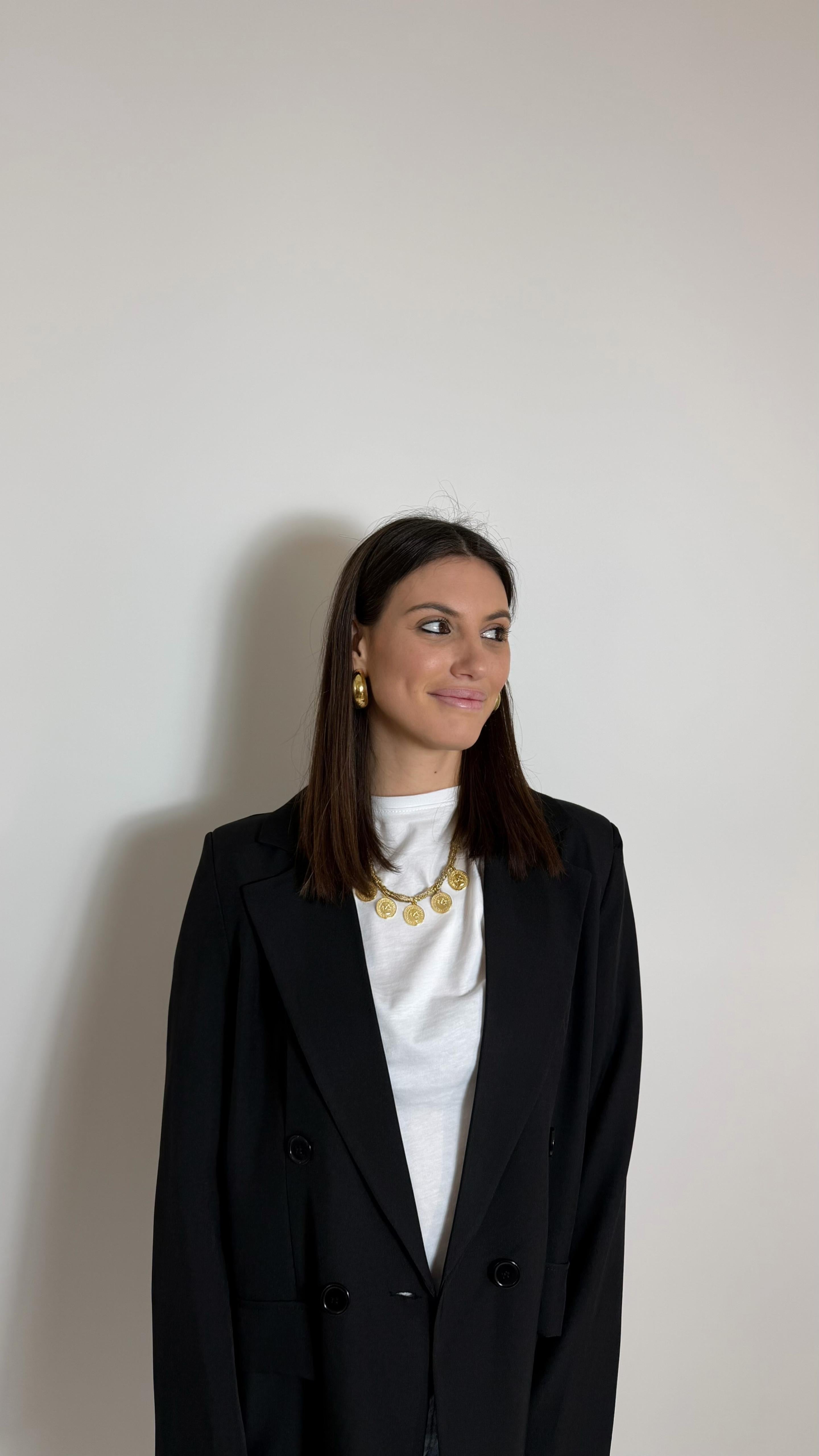 Giacca Doppiopetto Nera