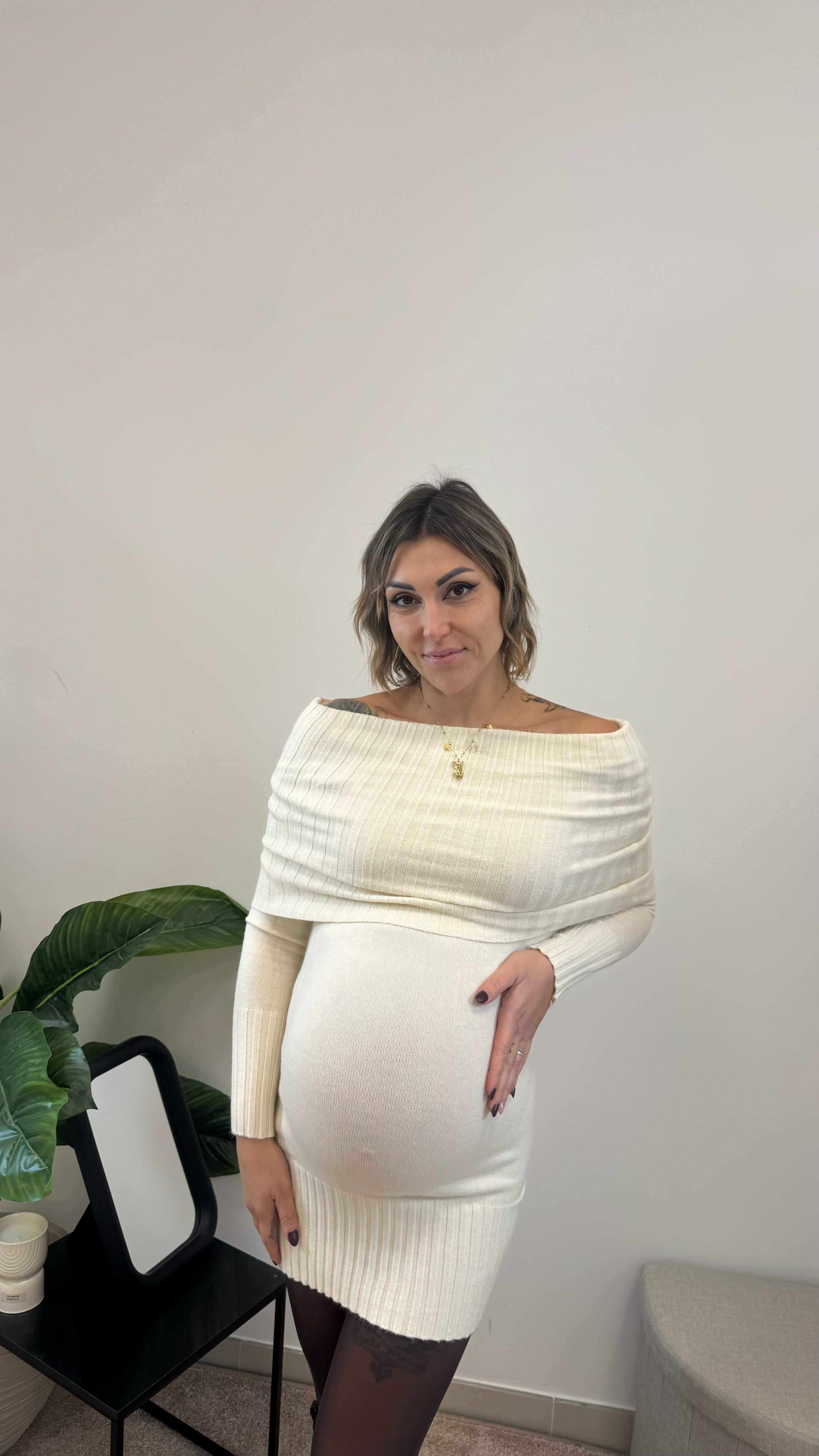 Abito Off-Shoulder Burro