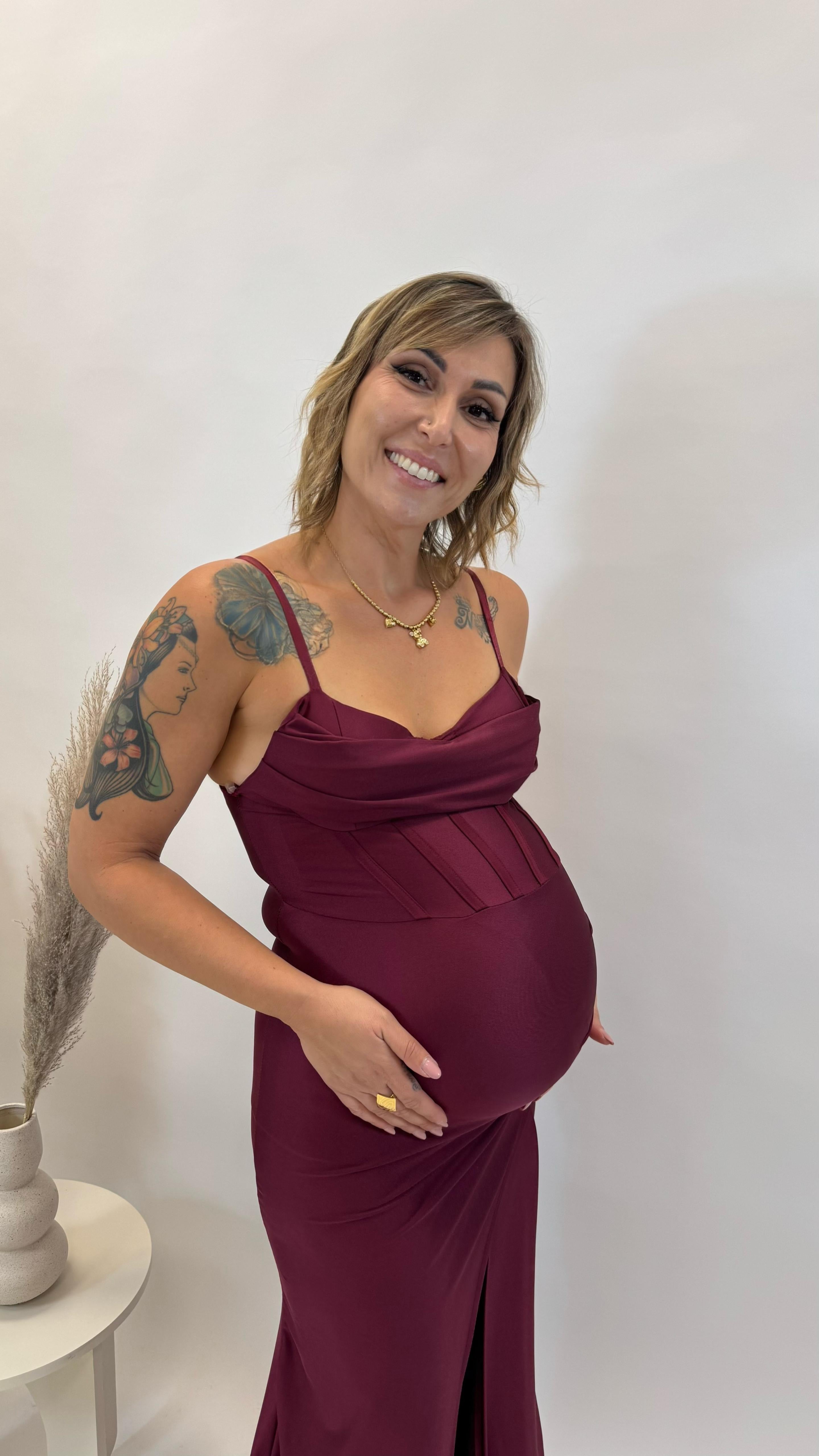 Abito Elegance Burgundy