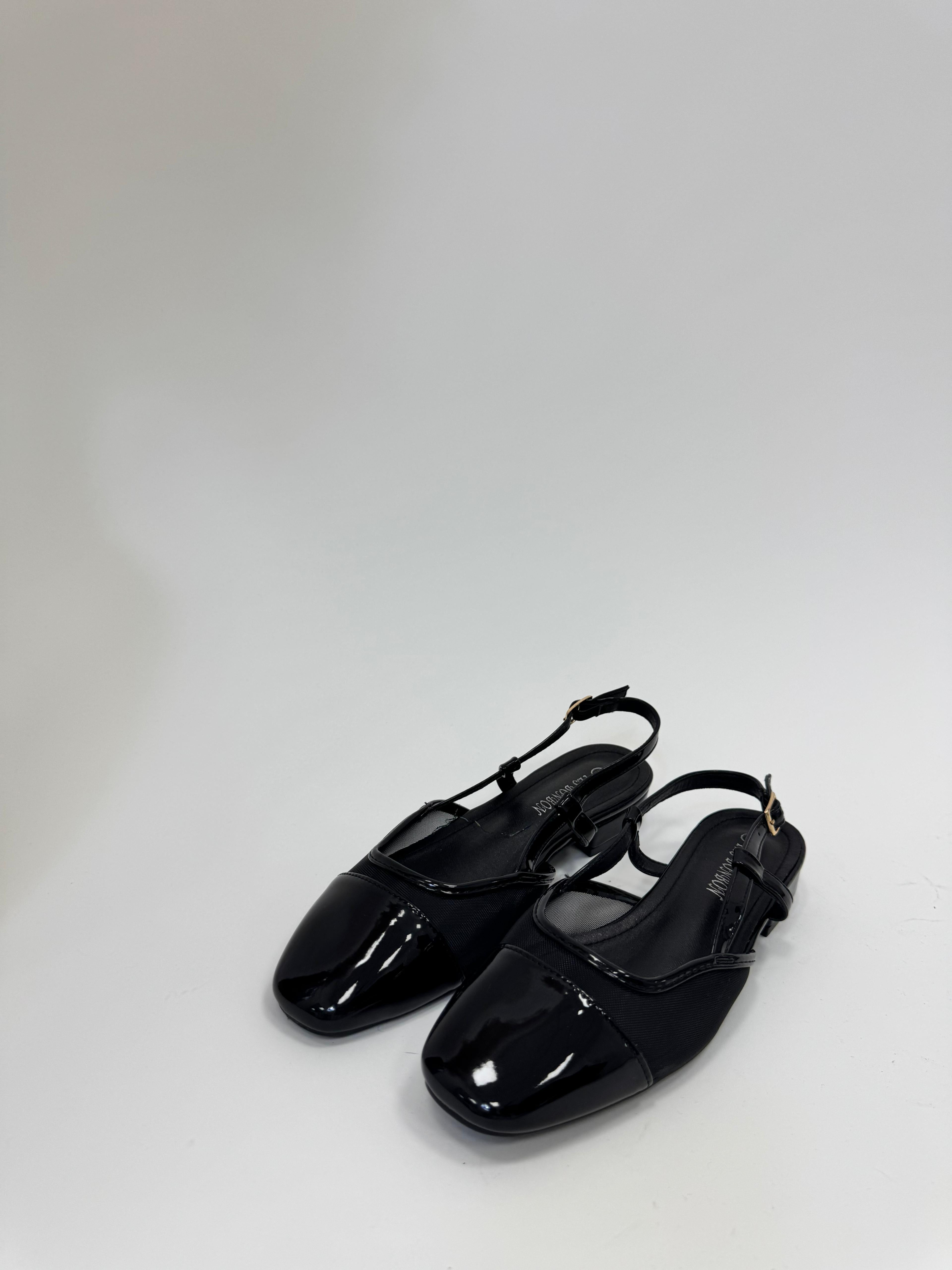 Slingback Inspo C. Vernice Nera