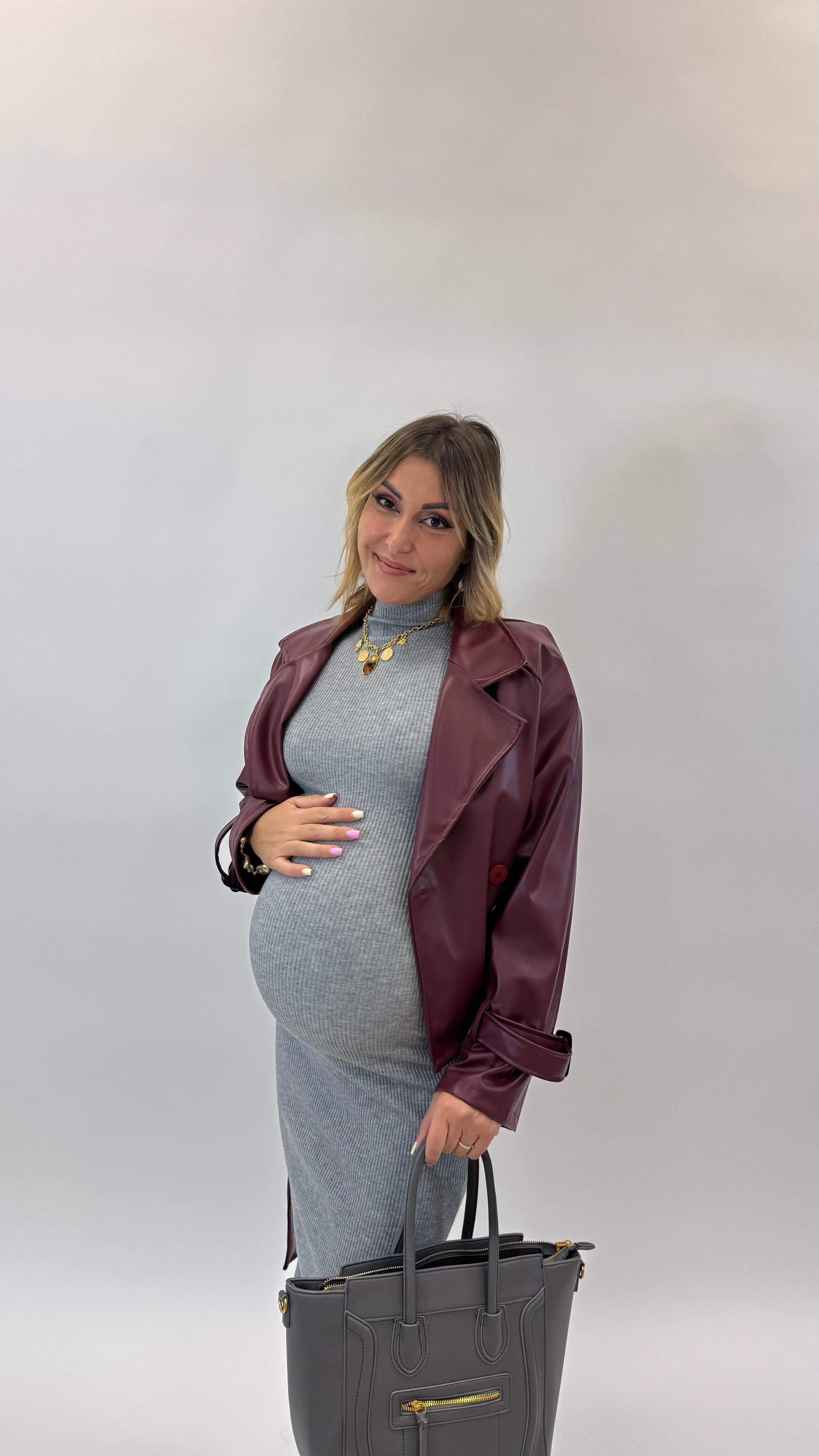 Abito Minimal Grigio Perla