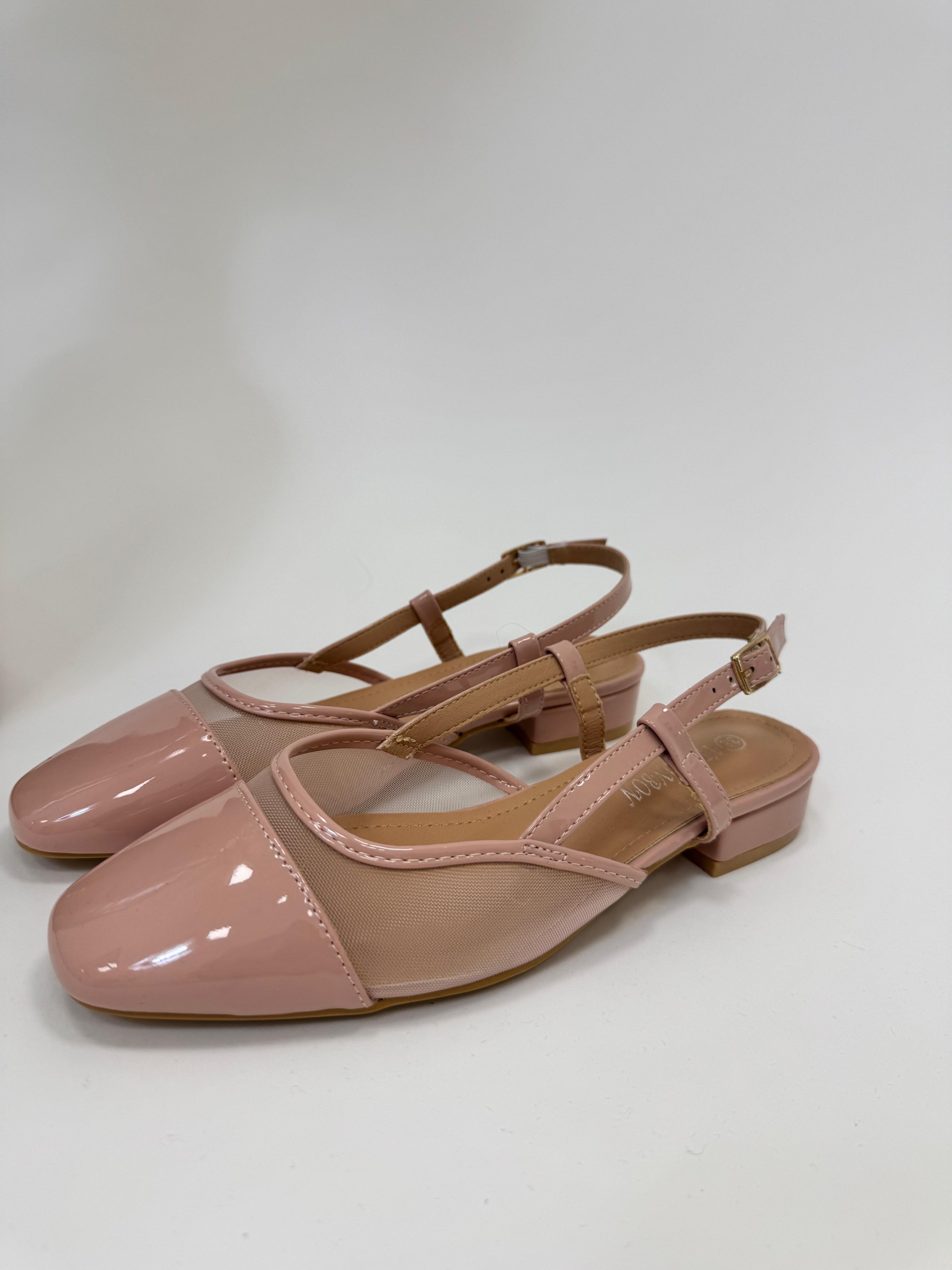 Slingback Inspo C. Vernice Rosa