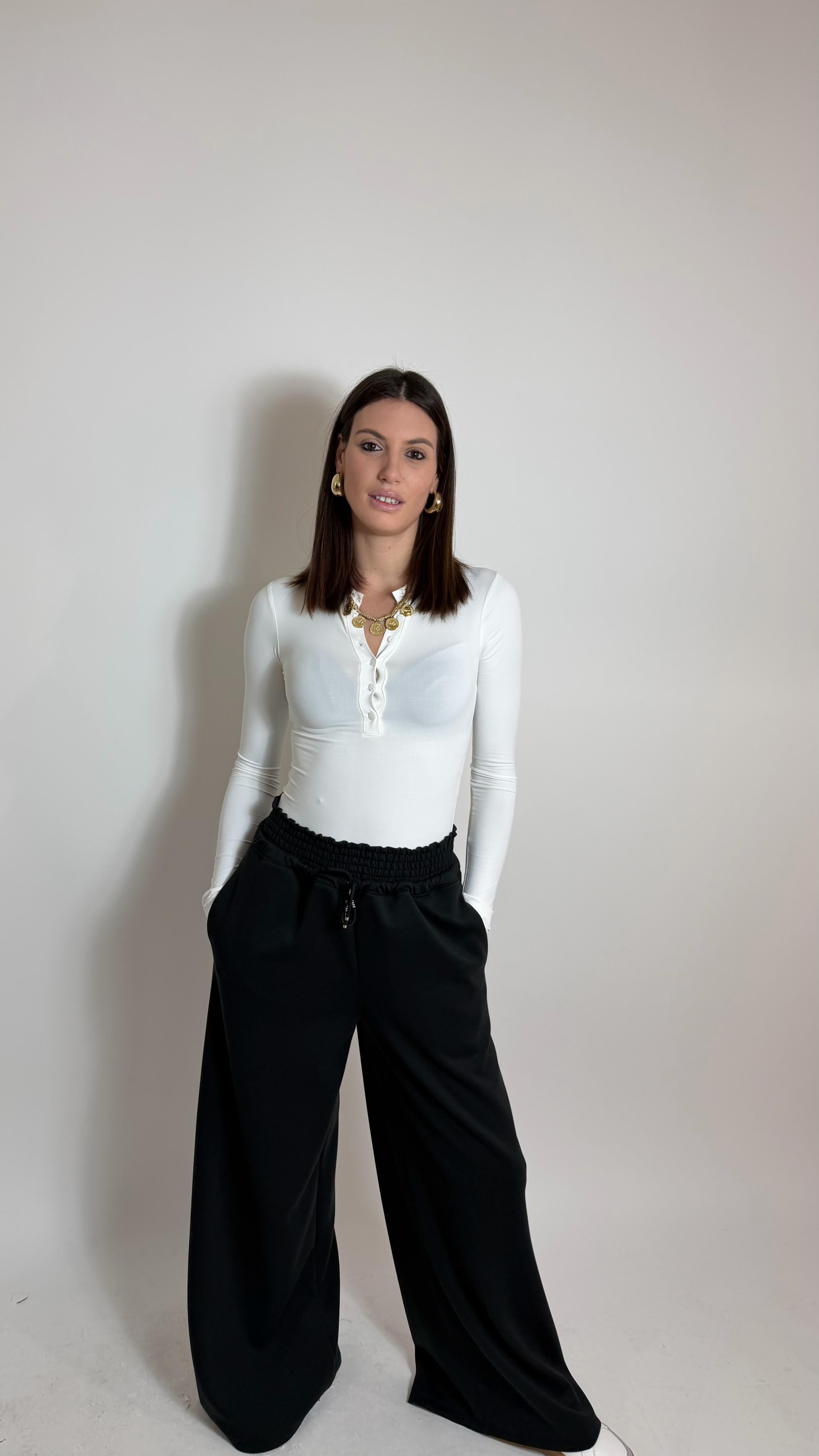 Panta Smock Scuba Nero