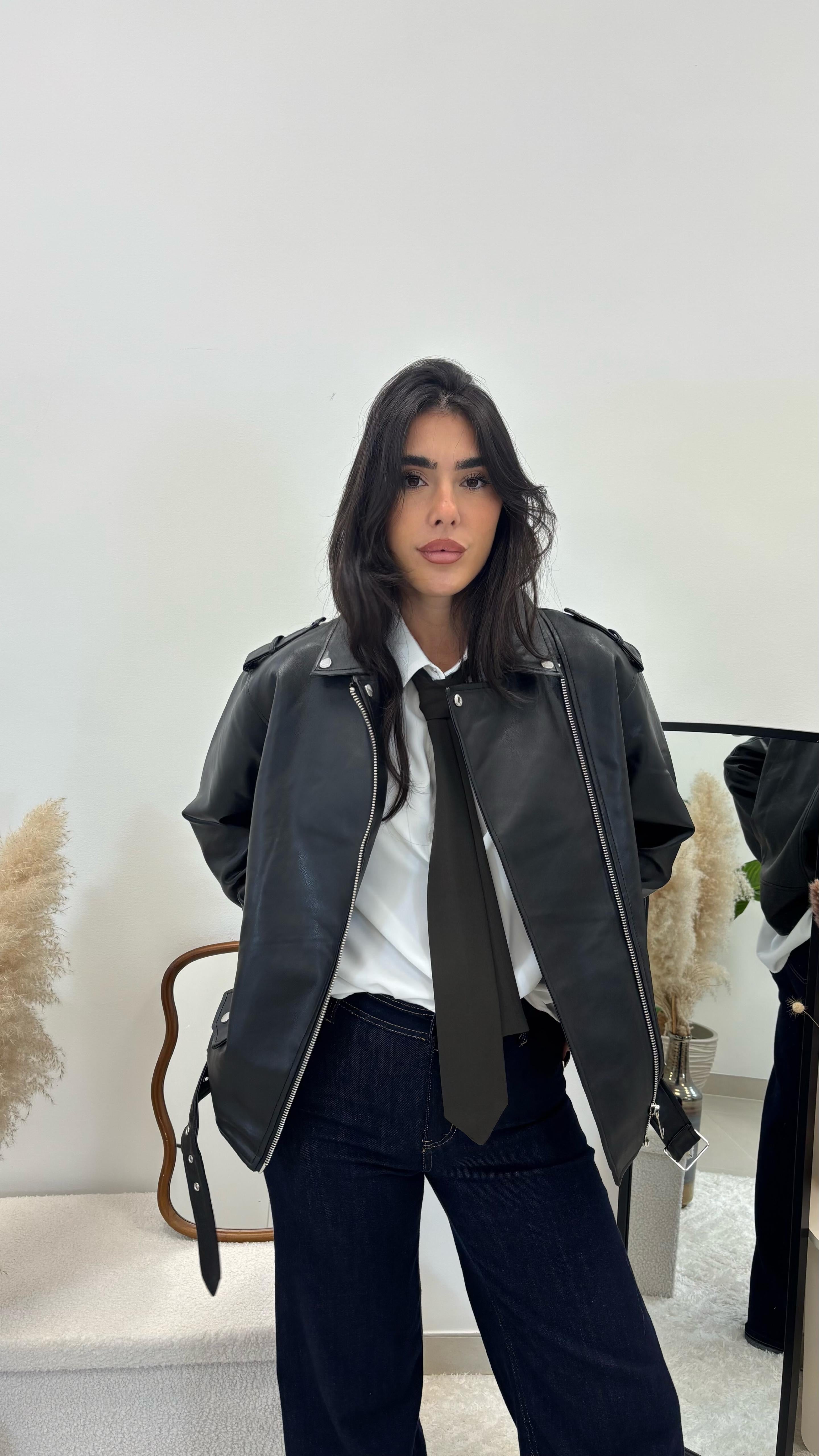 Chiodo Oversize Black