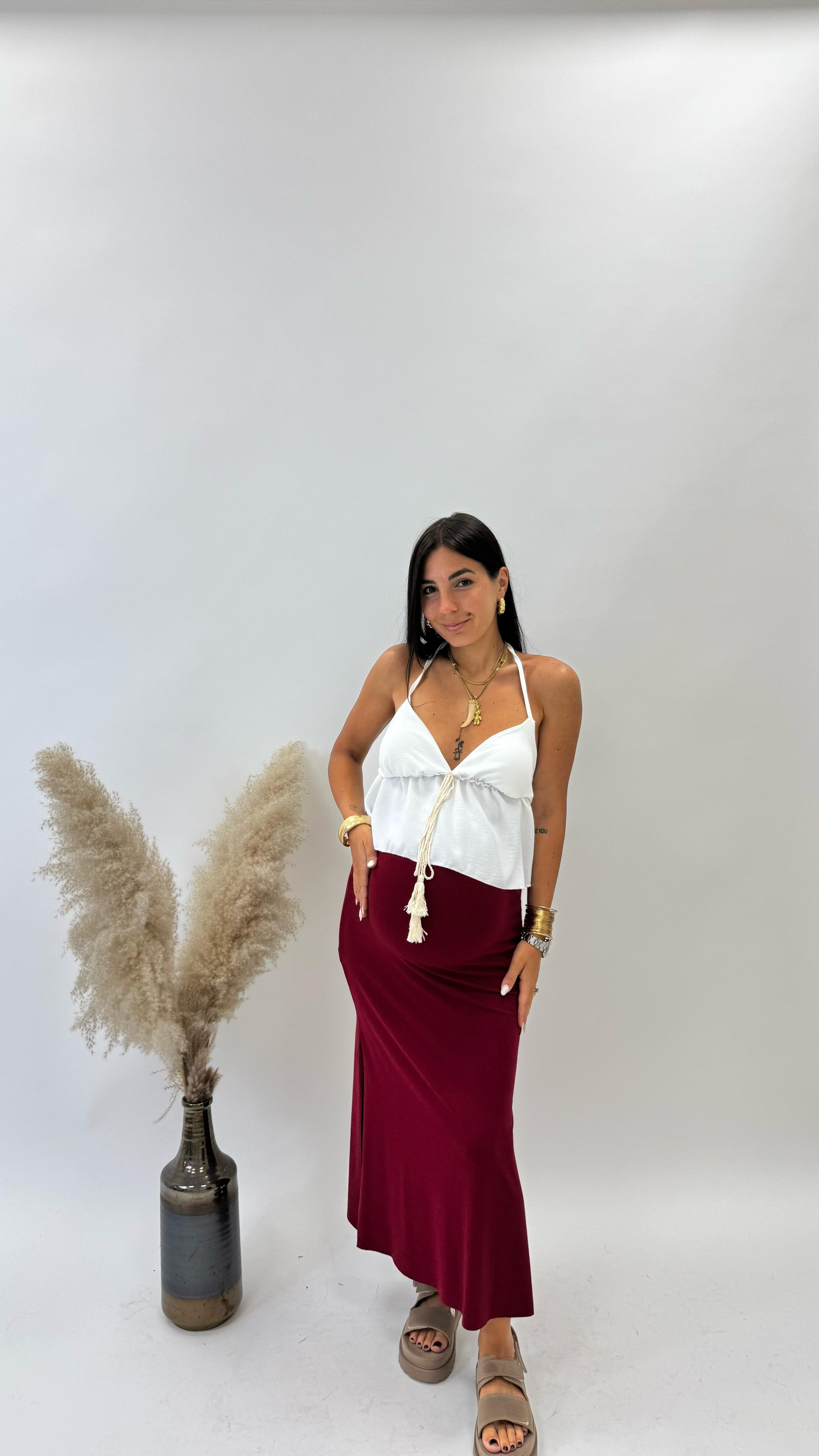 Longuette Be You Basic Rosso India