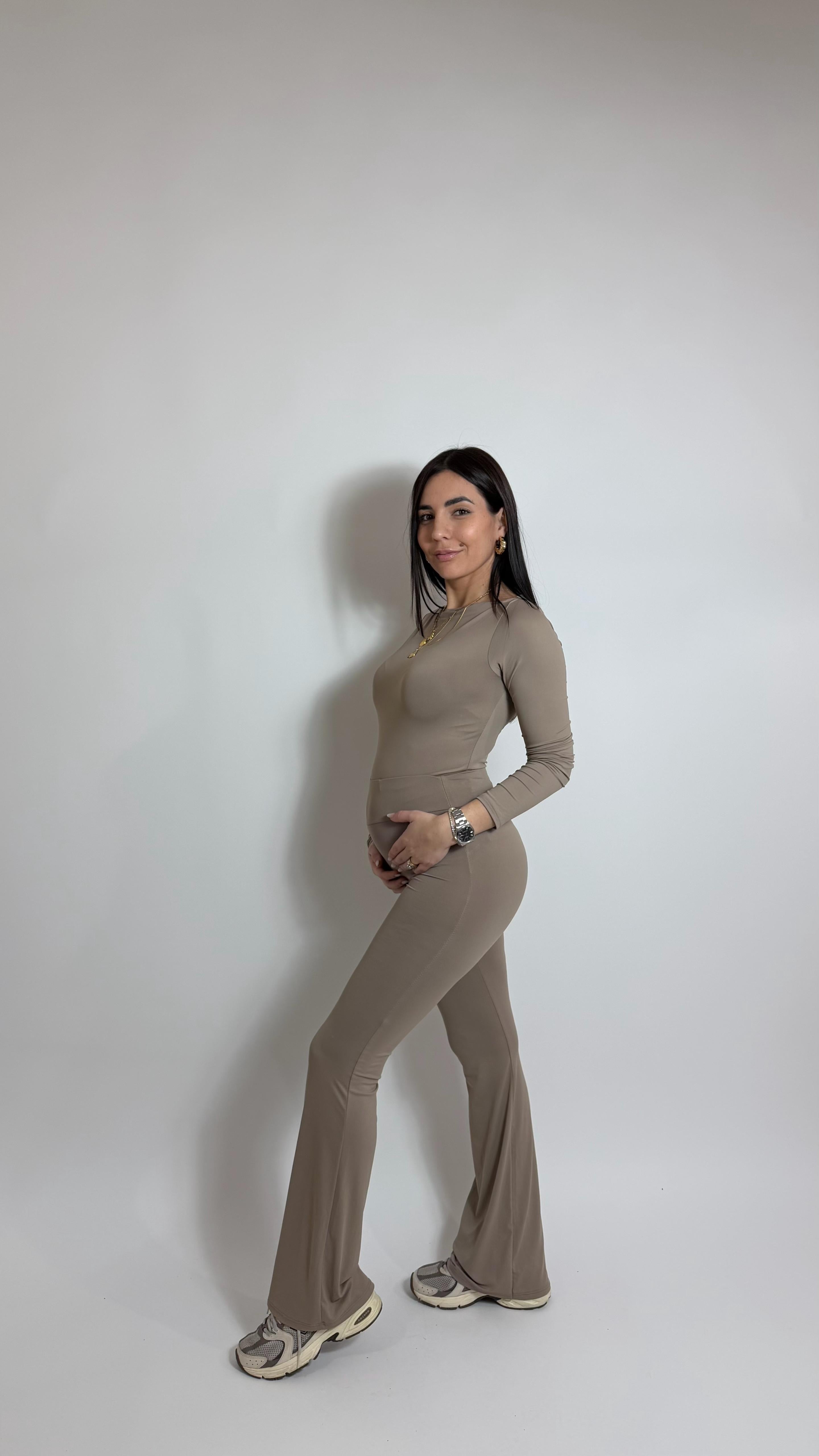 Leggins Second Skin - Flare / Taupe