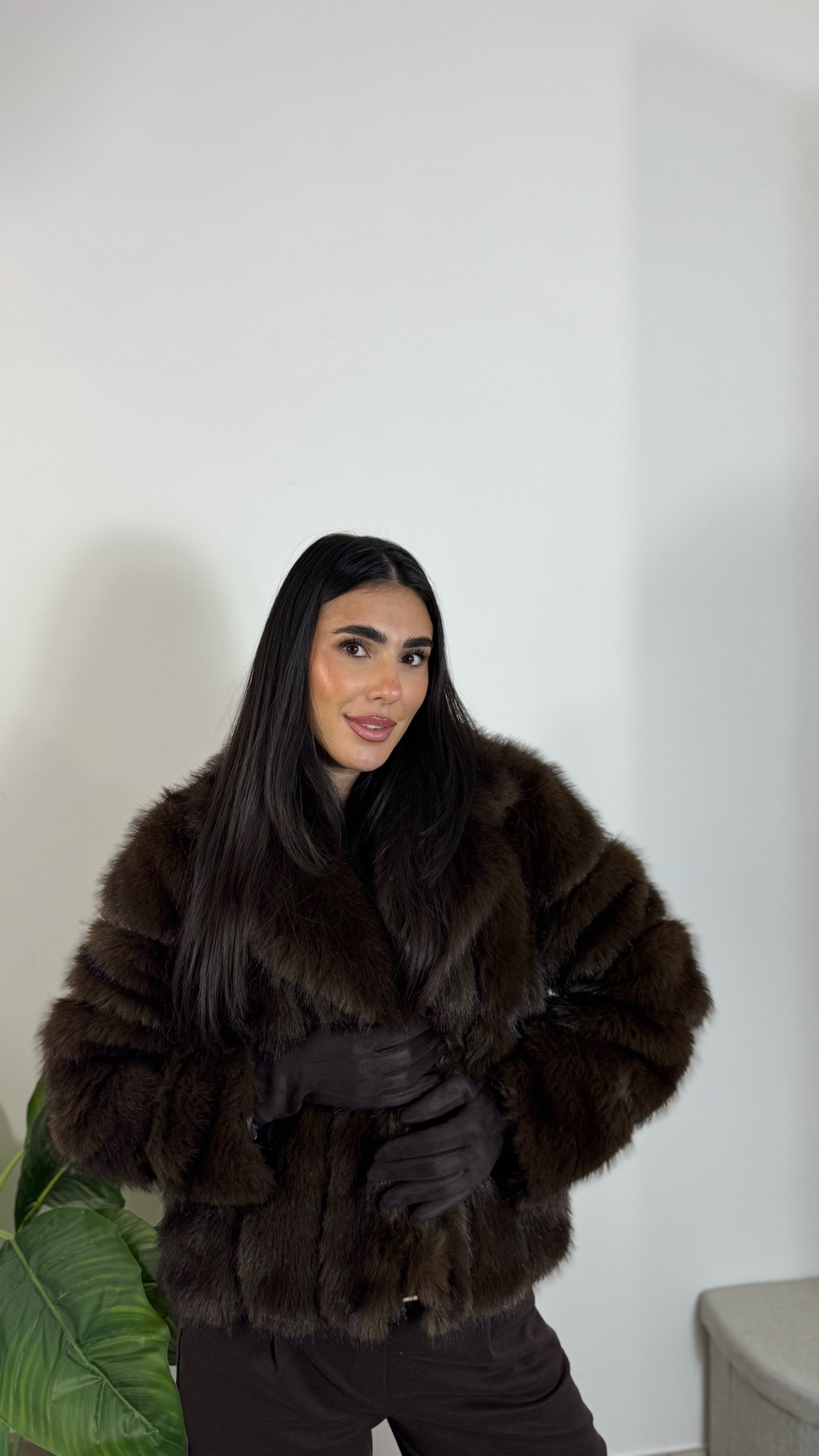 Guanti Eco Camoscio Choco