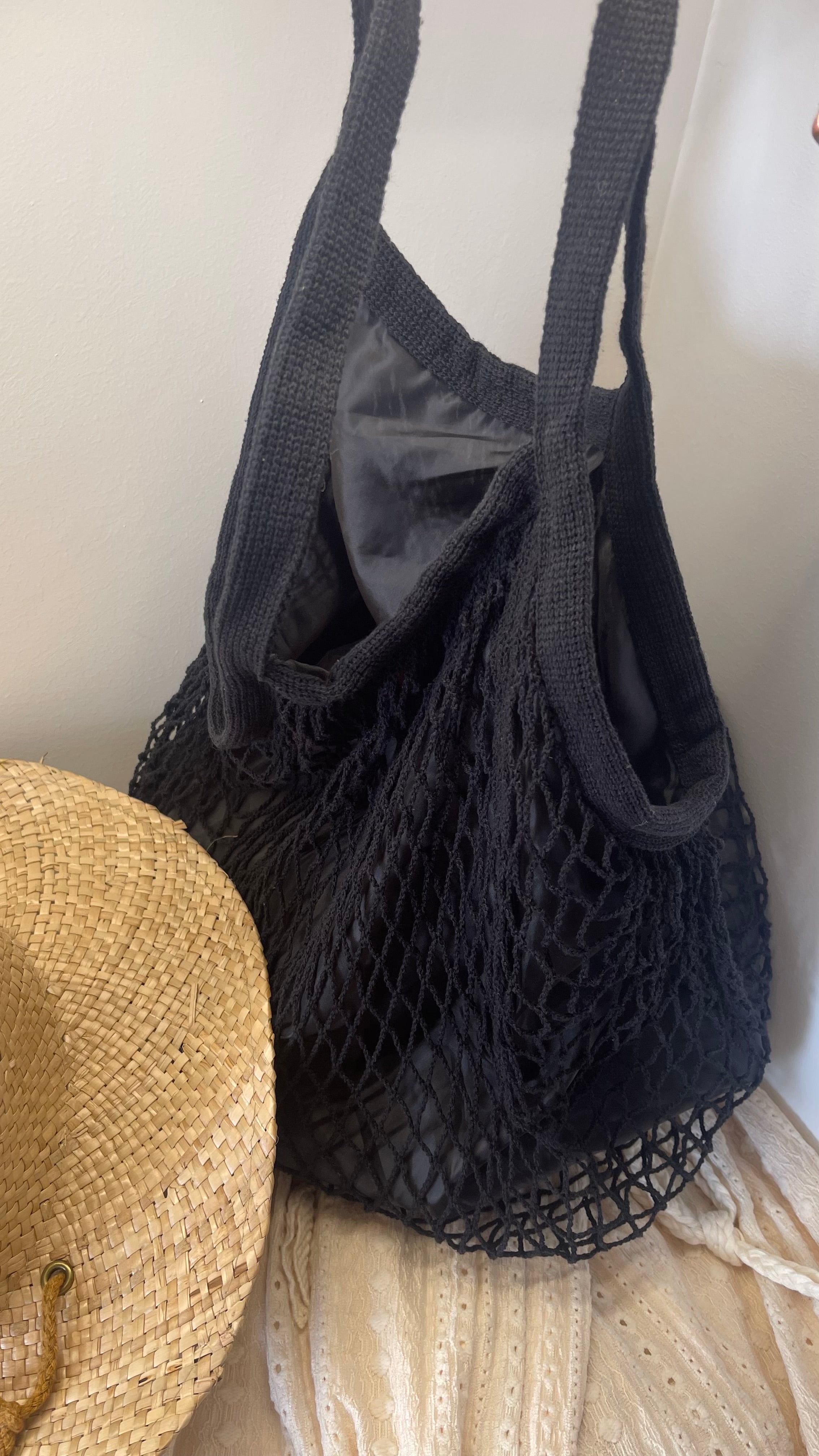Bag Rete Foderata Nera