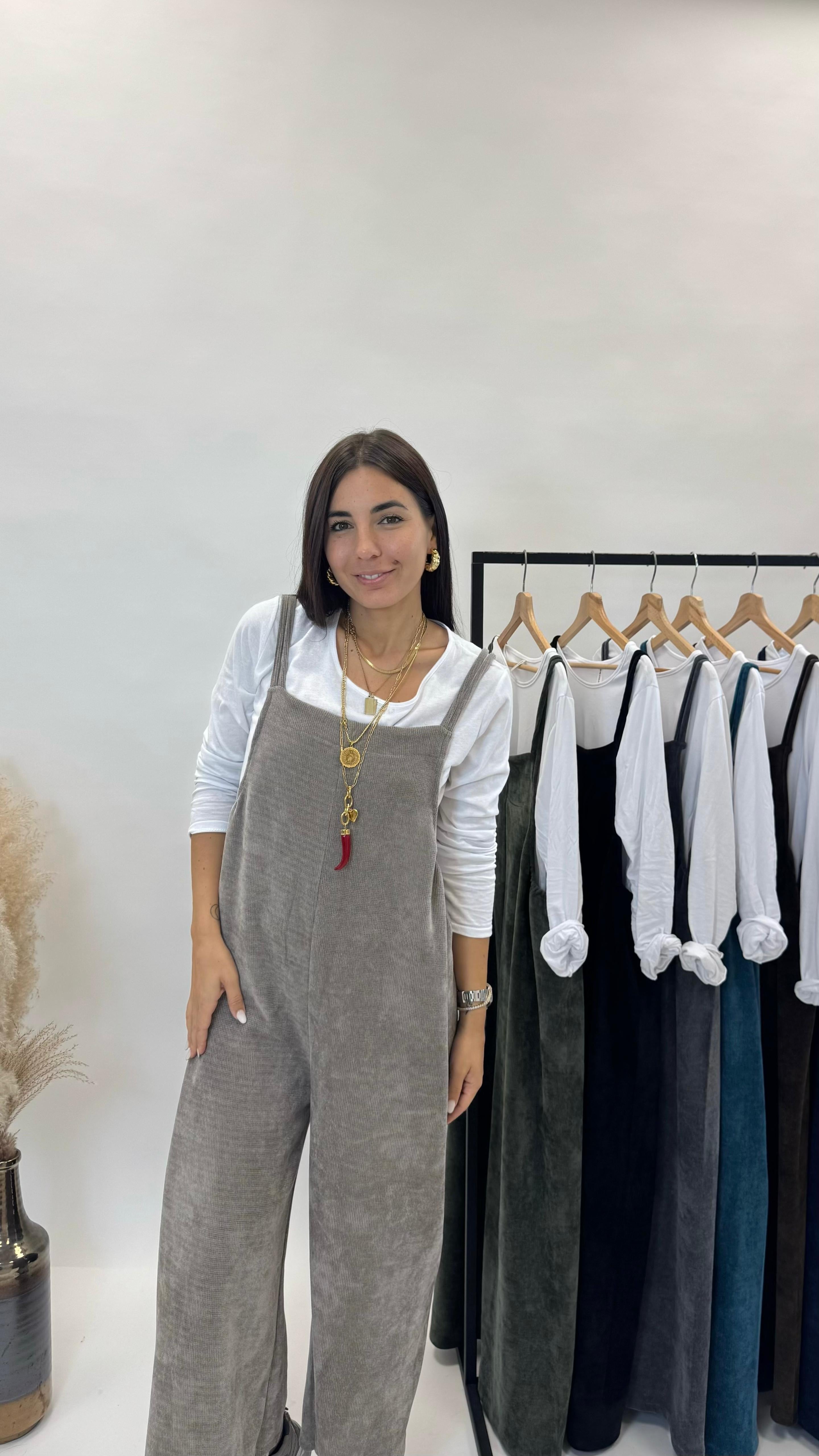 Salopette Comfy Tortora