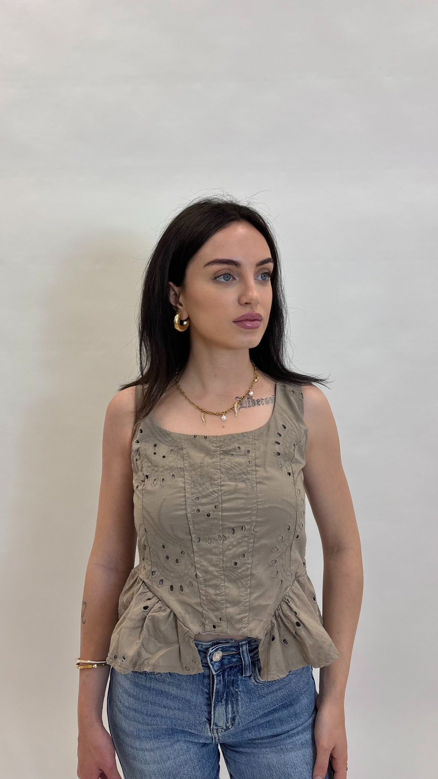 Corset Bon Bon Sangallo Ecru