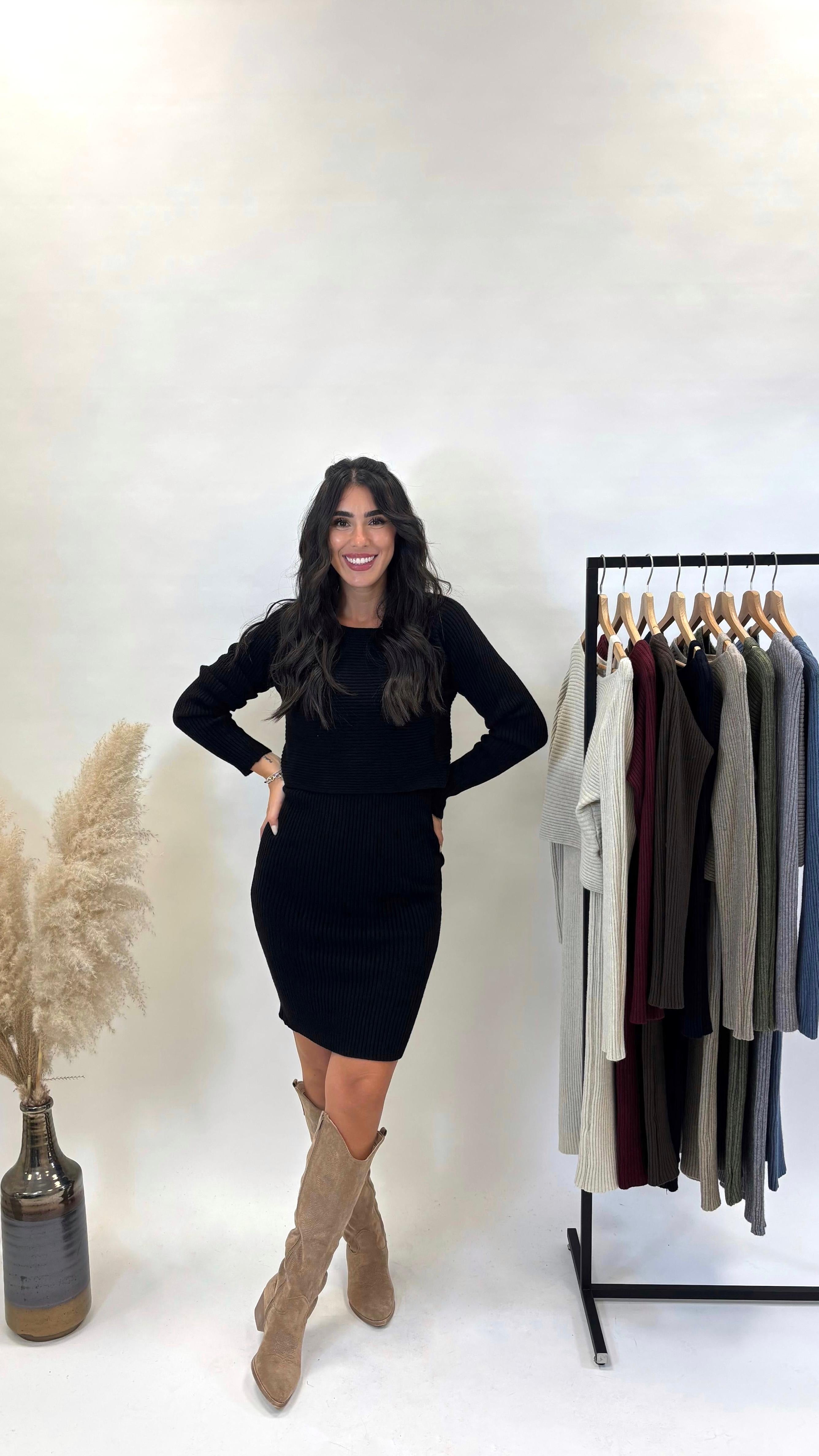 Abito Due Pezzi Nero