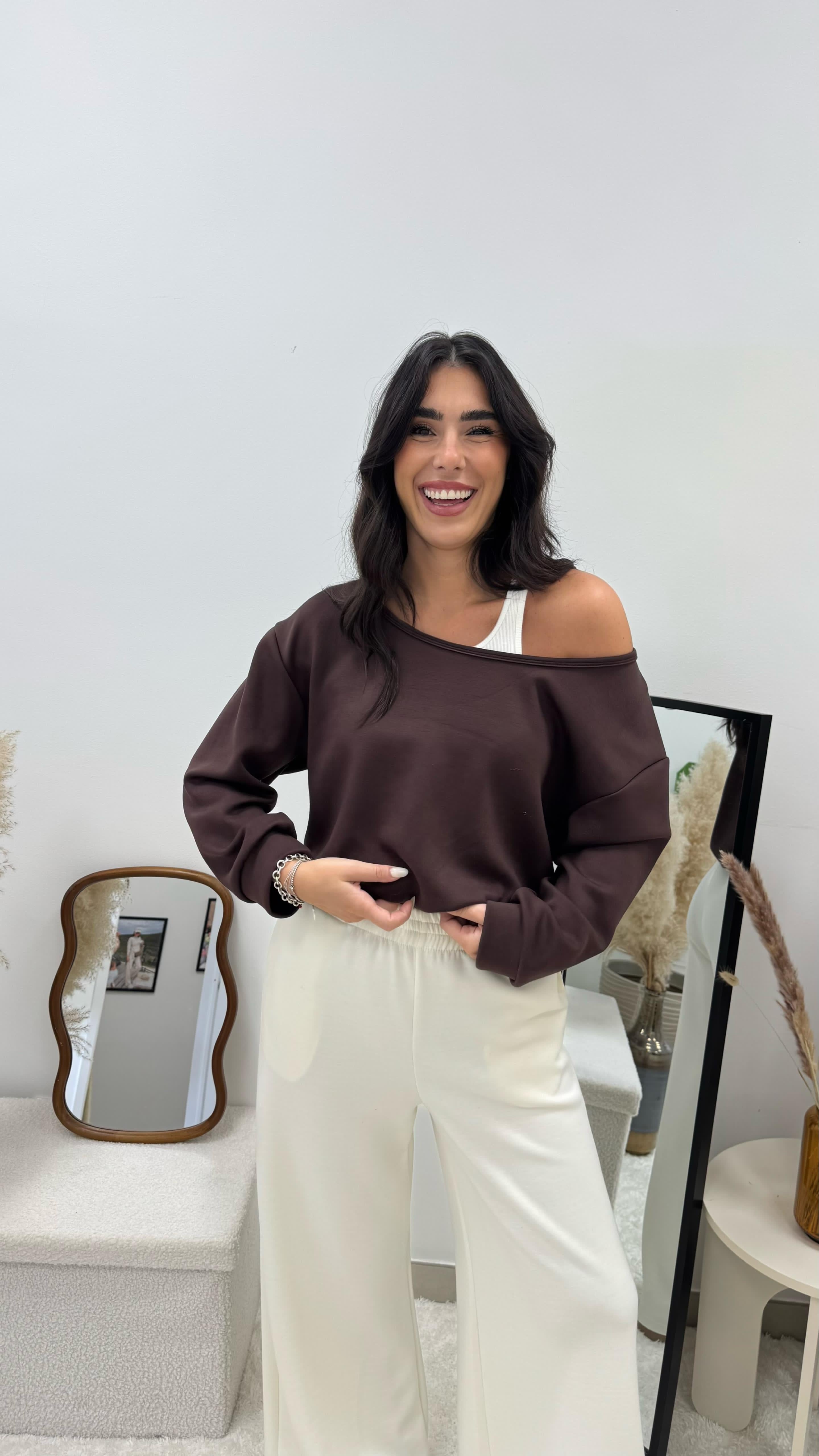 Maglia Canotta Cucita