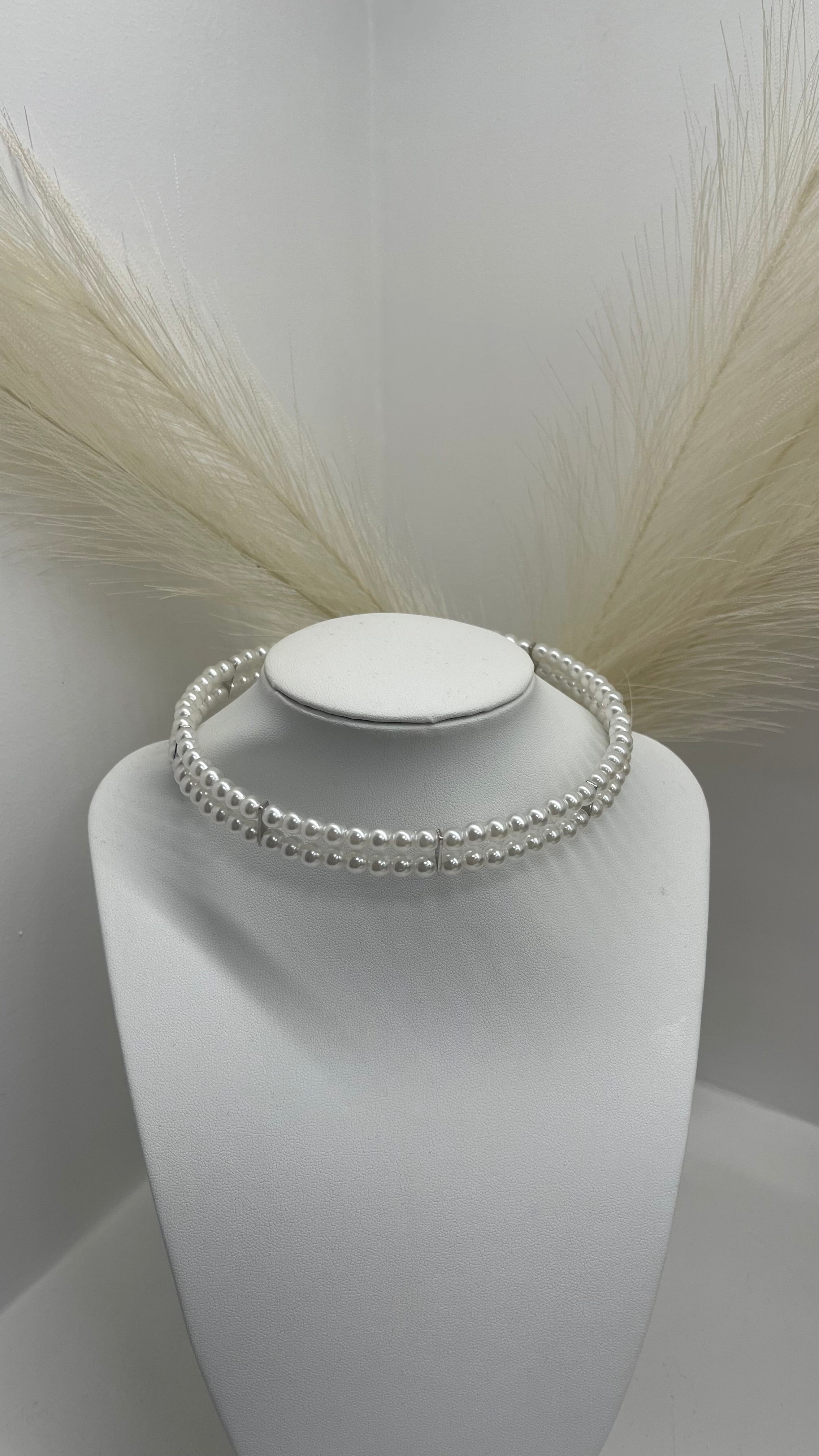 Collier Double Pearl