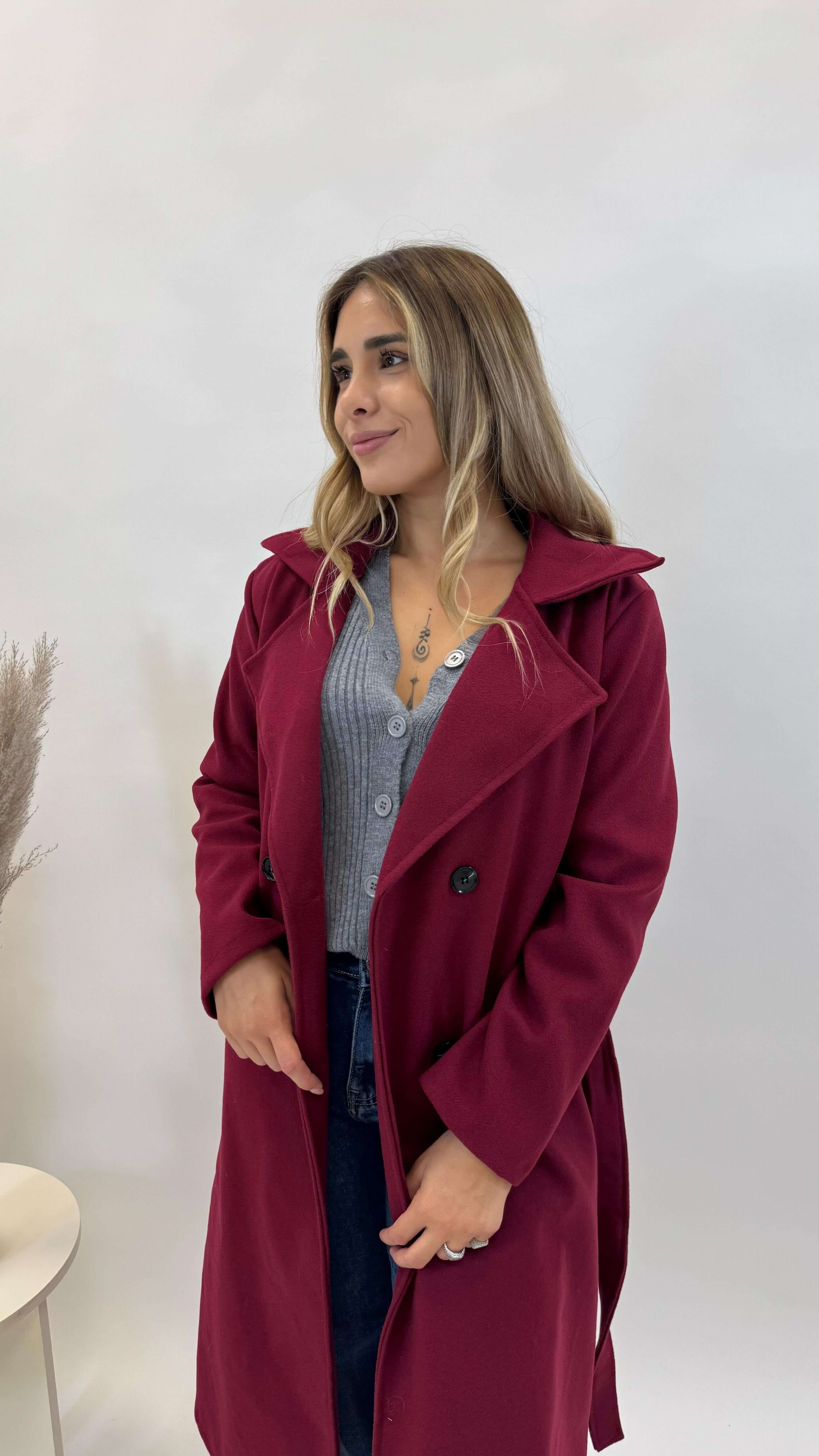 Cardigan Pull Grigio Perla