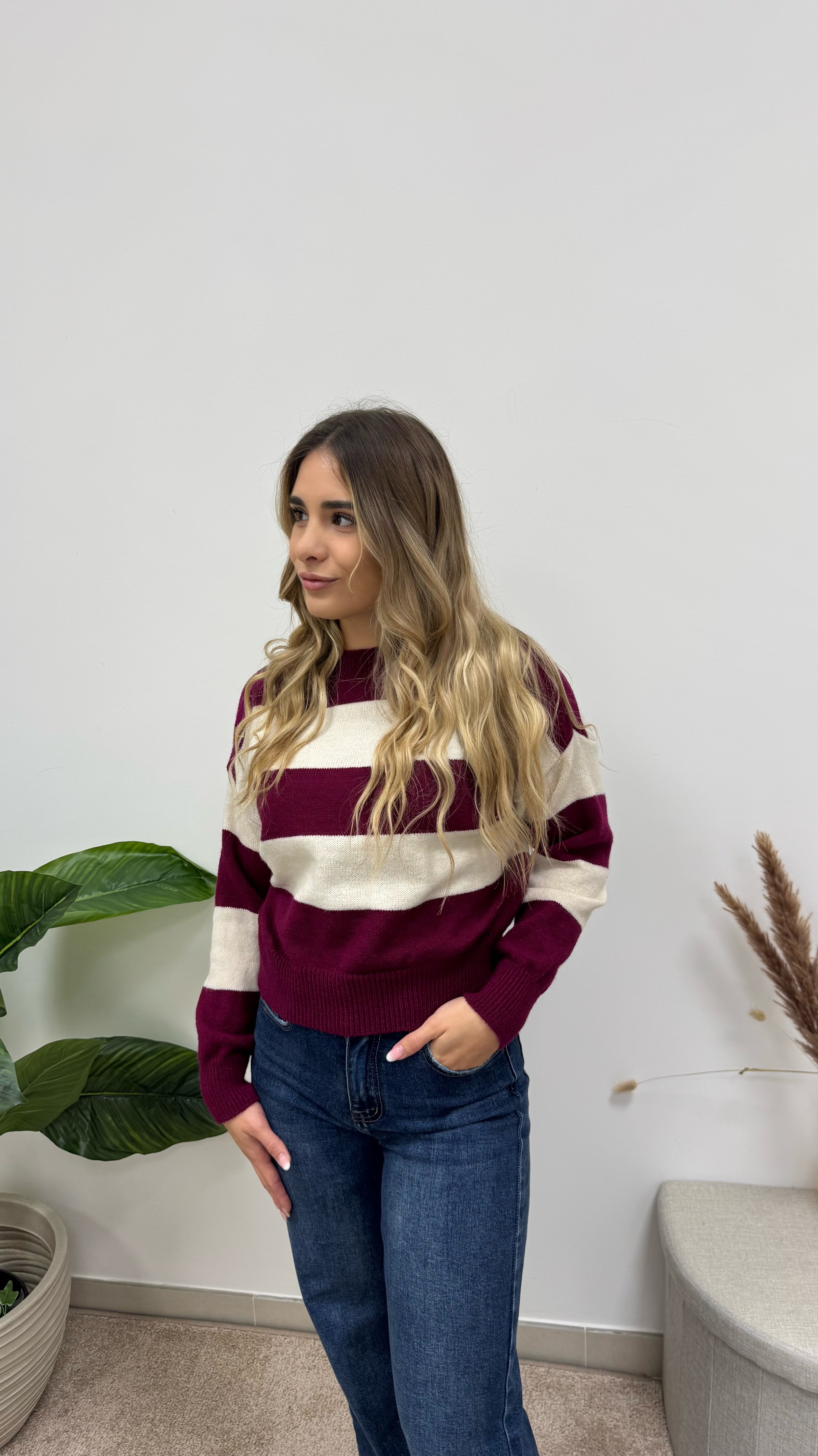 Pull Marine Chic Burgundy
