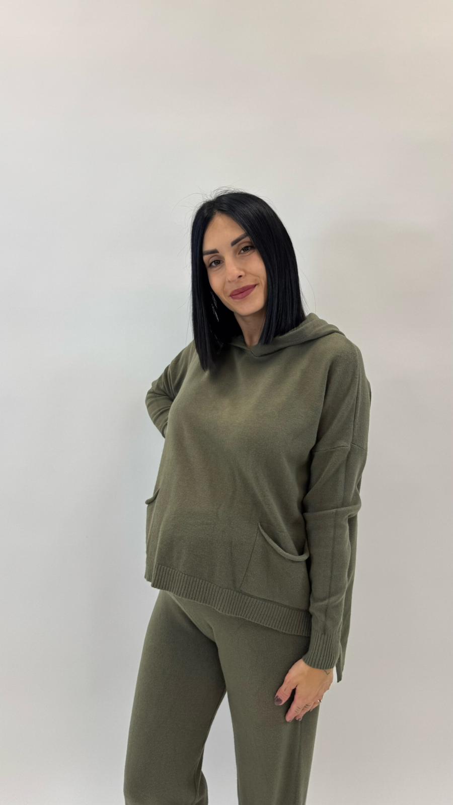 Sporty Set Maglina Morbida Verde Utility