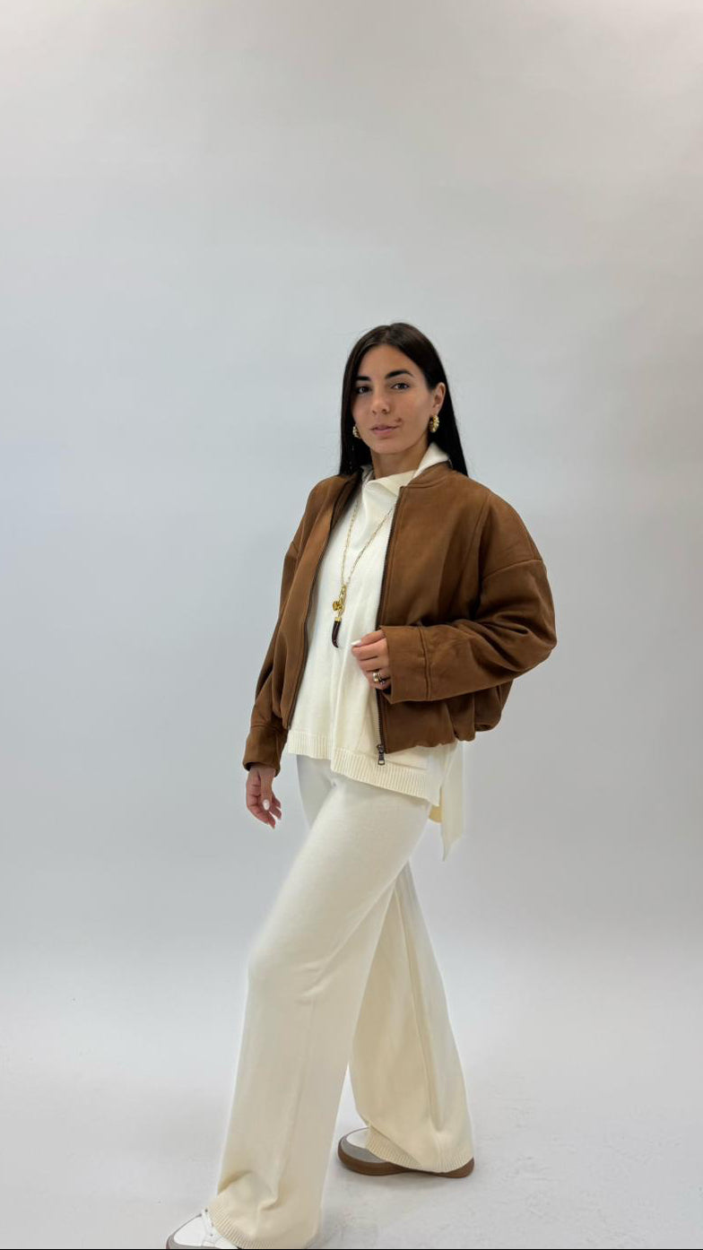 Sporty Set Maglina Morbida Burro