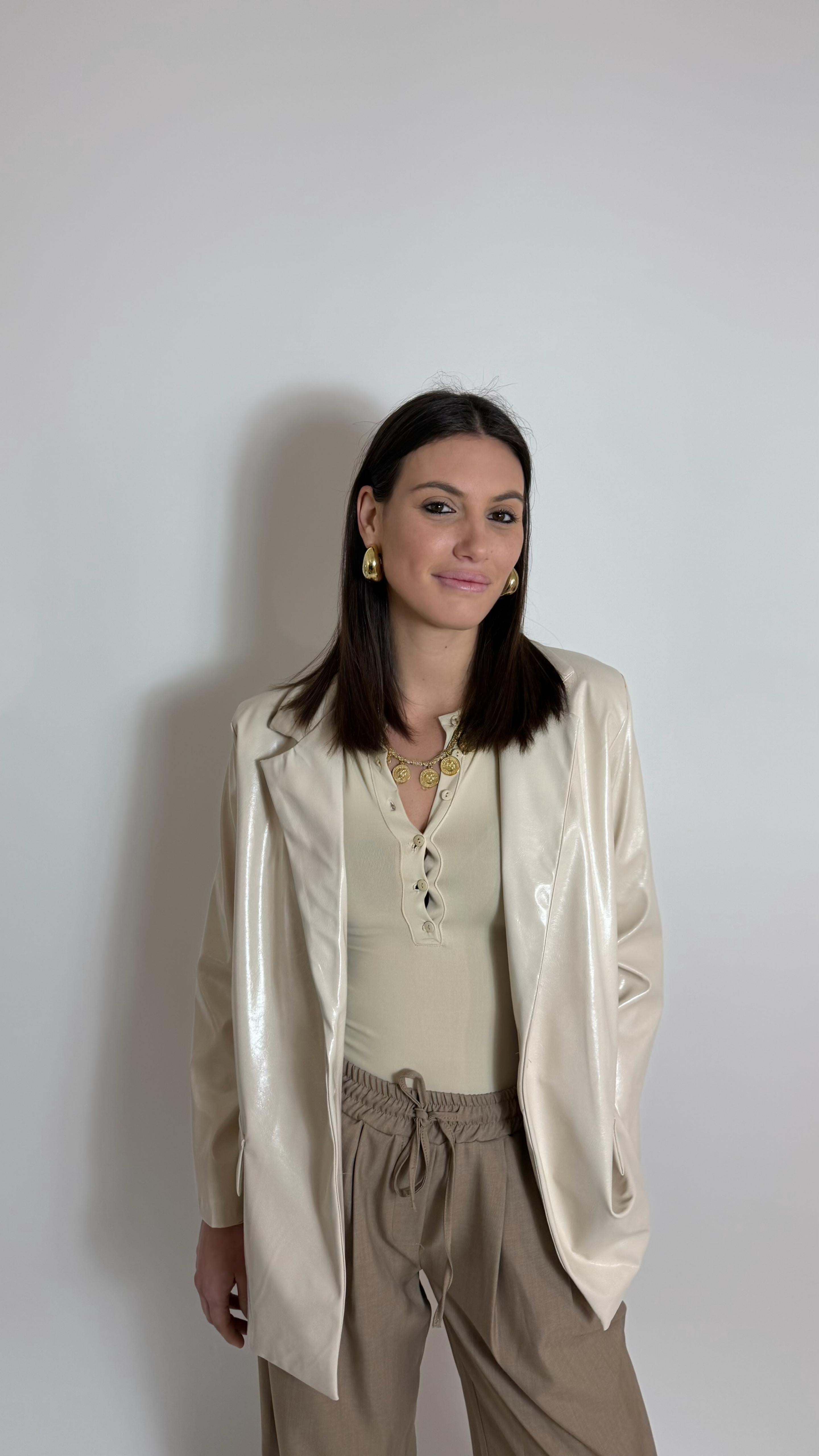 Giacca Eco Vintage Burro