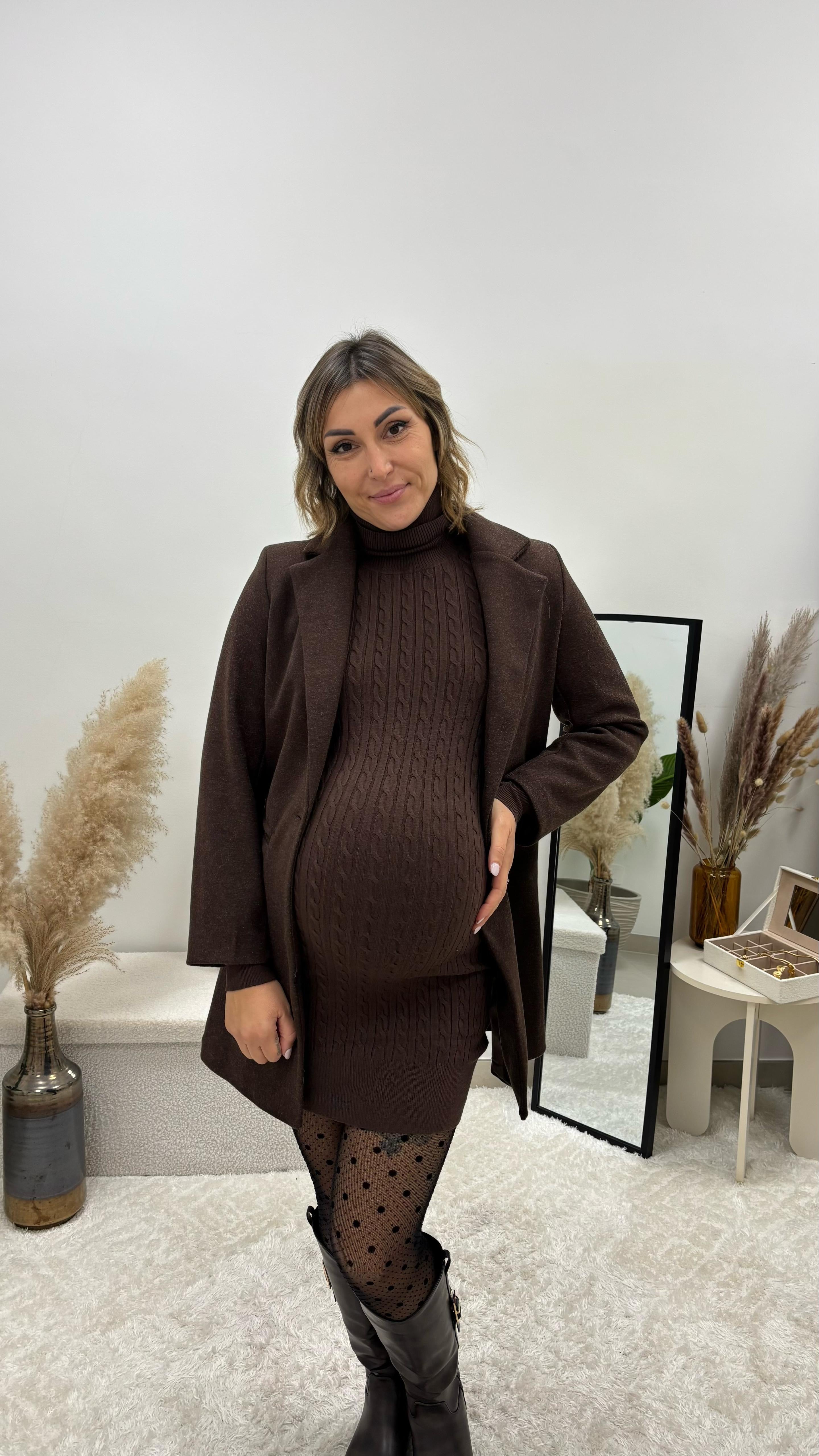 Coat Regular Fit Choco
