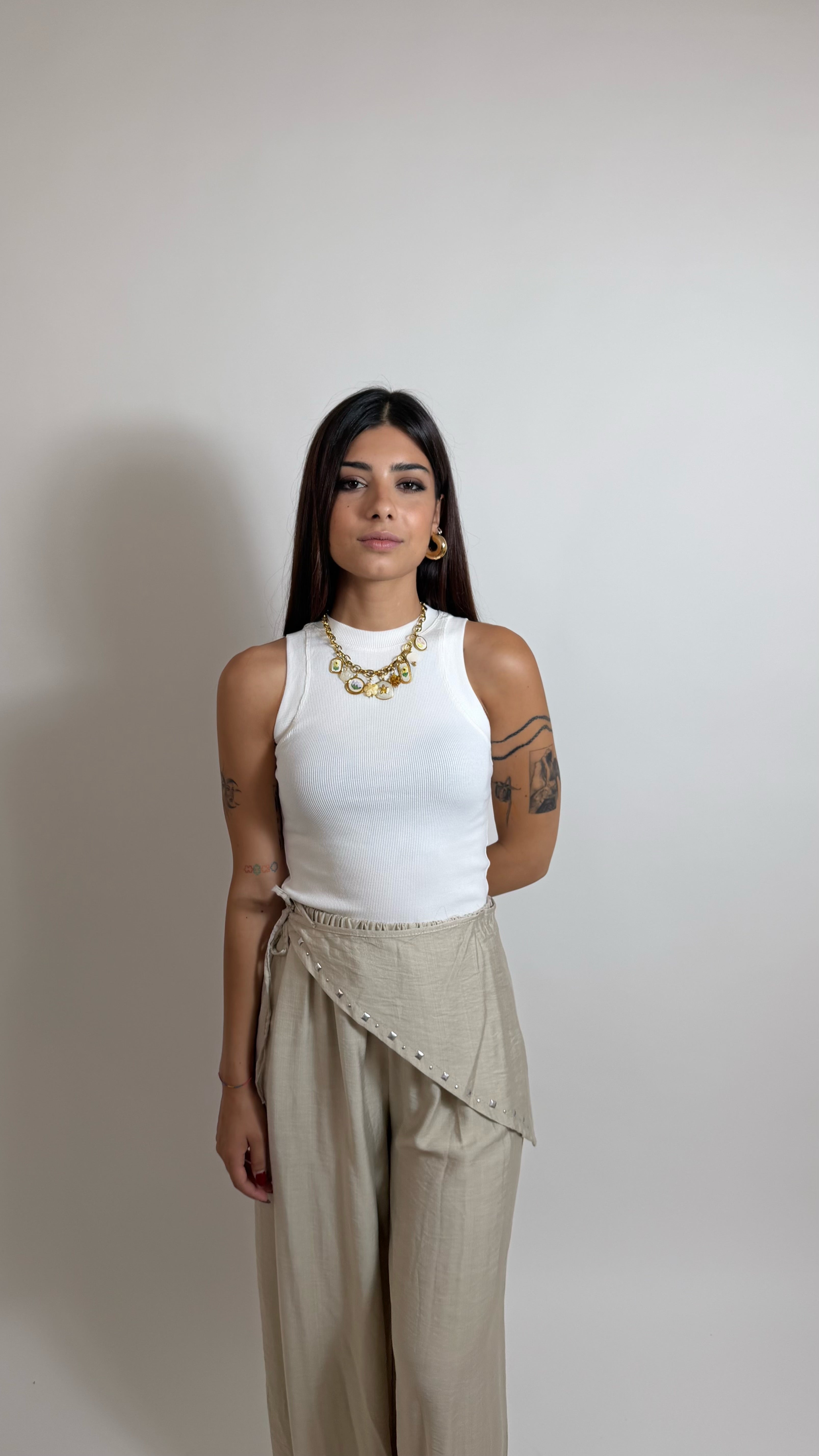 Pantalone Bandana Burro
