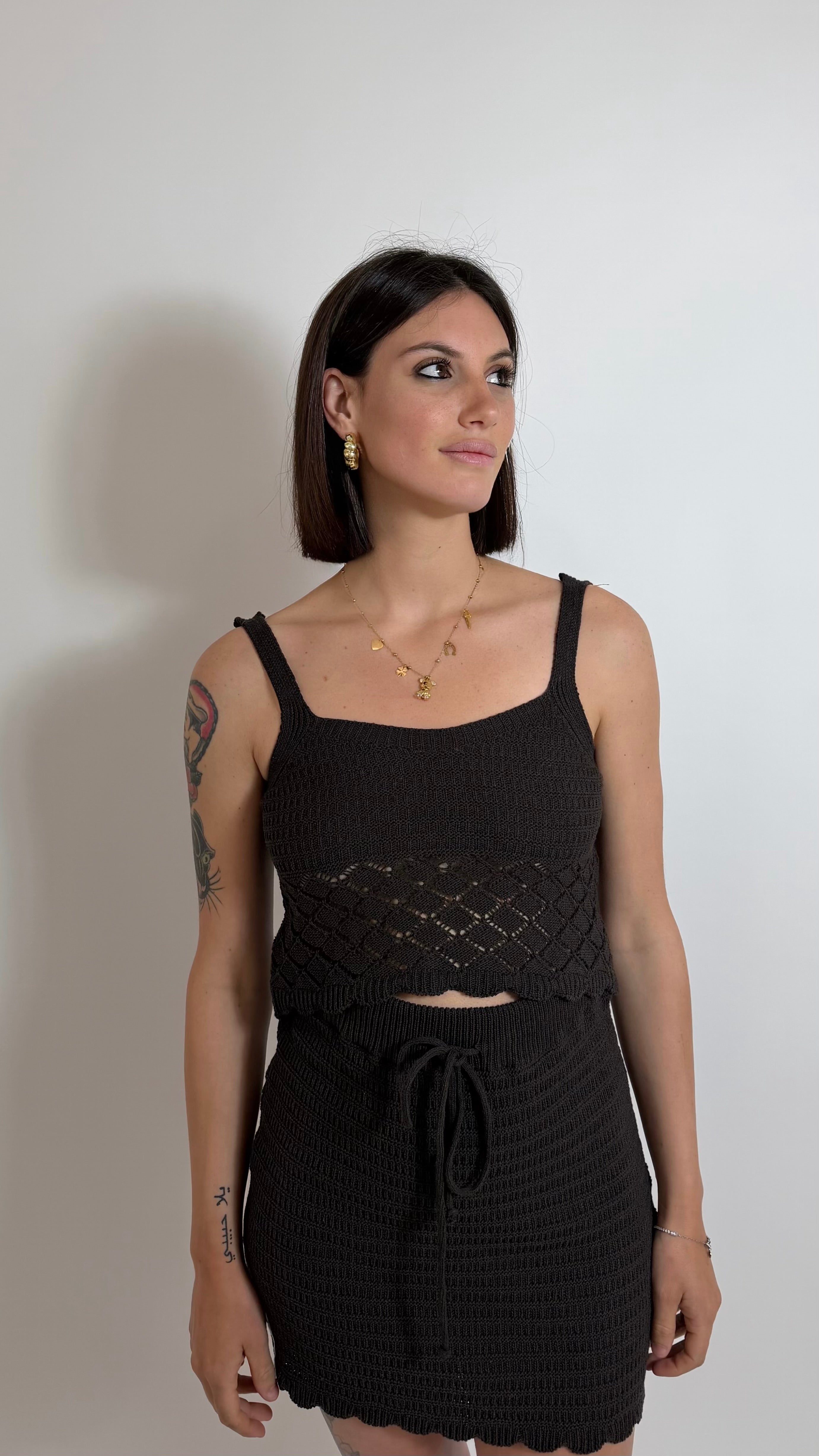 Amalfi Crochet Set Choco