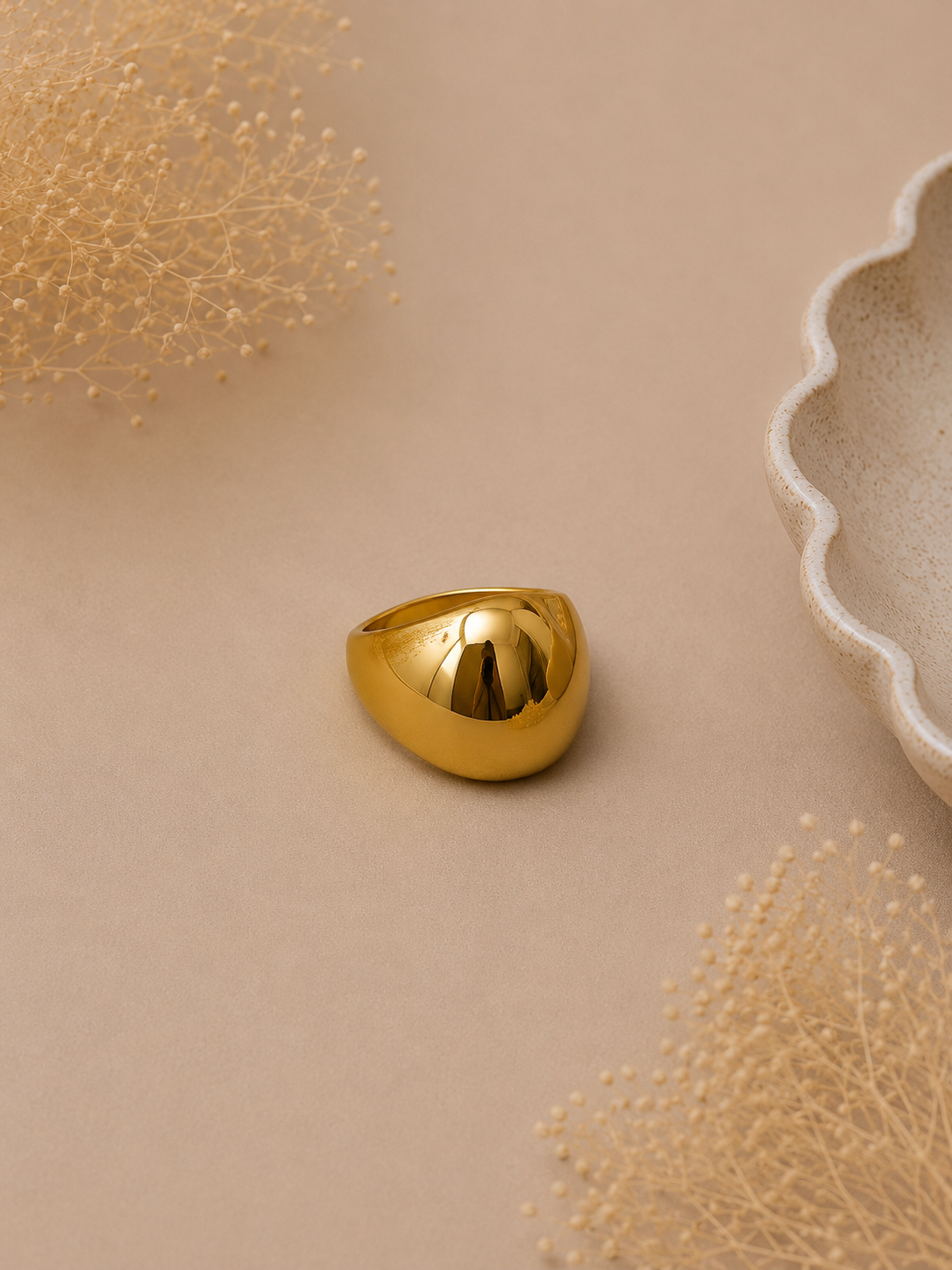 Anello Liscio Gold