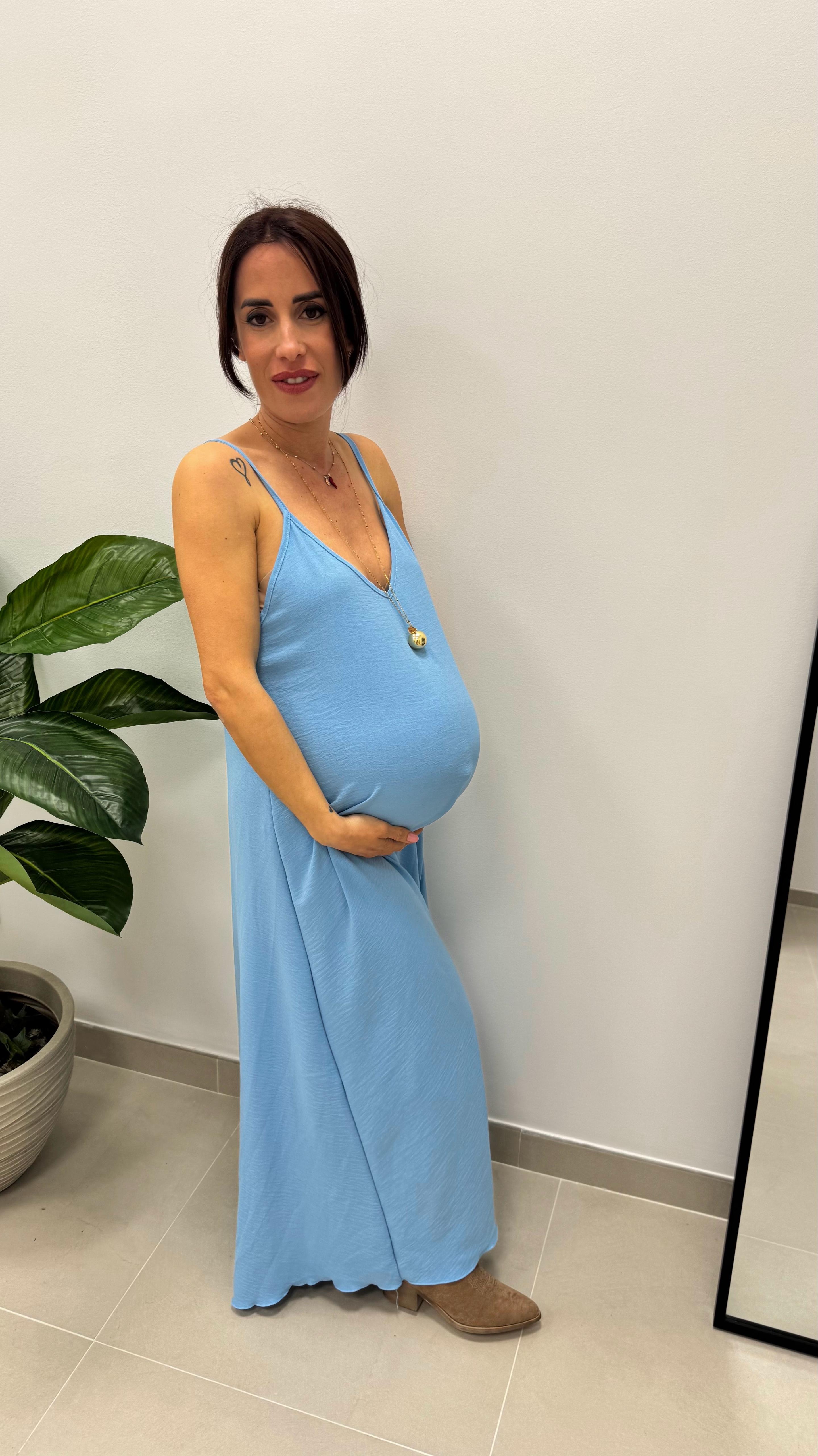 Abito Livia Celeste