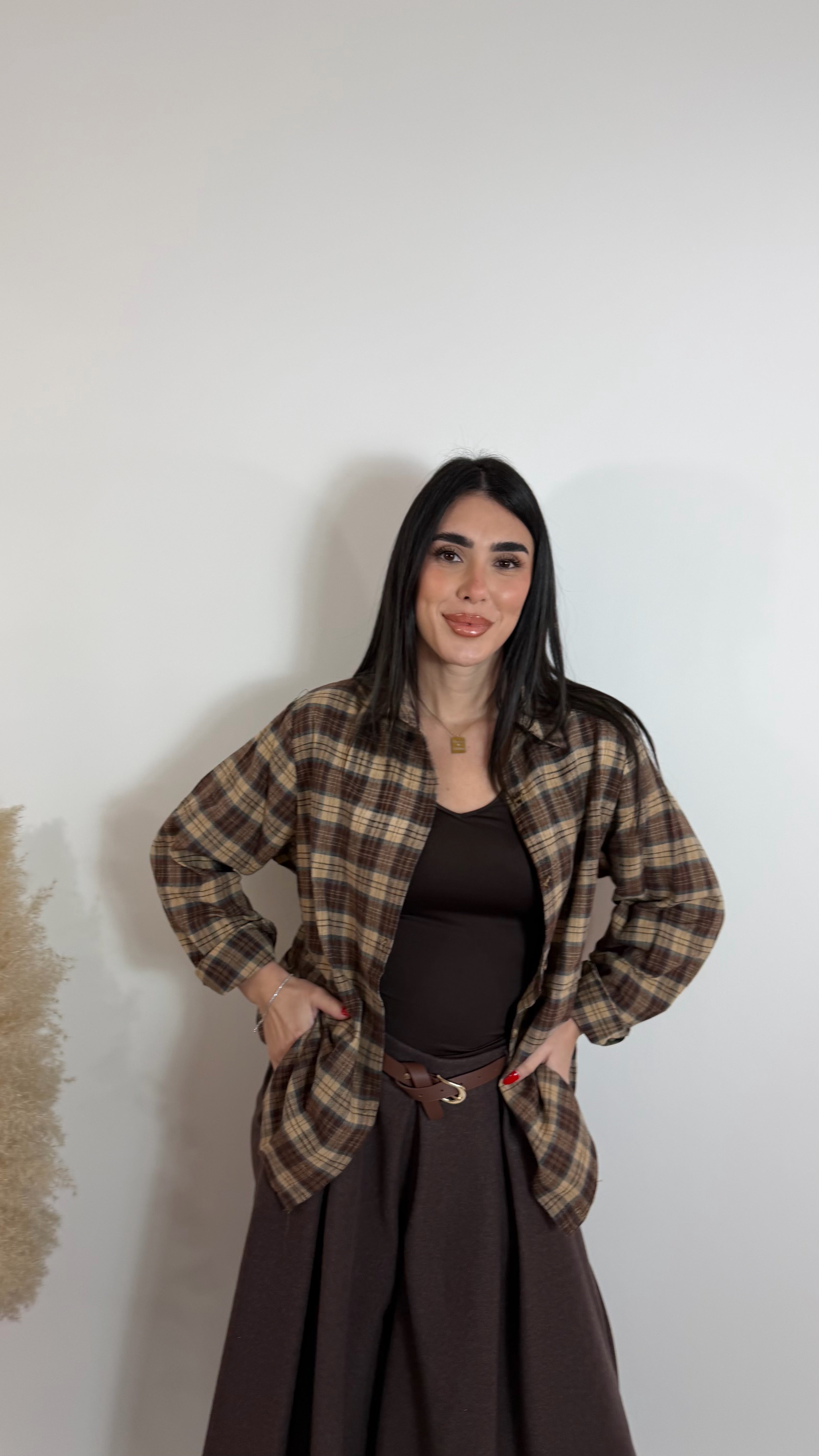 Maglia Lycra Strutturata Choco